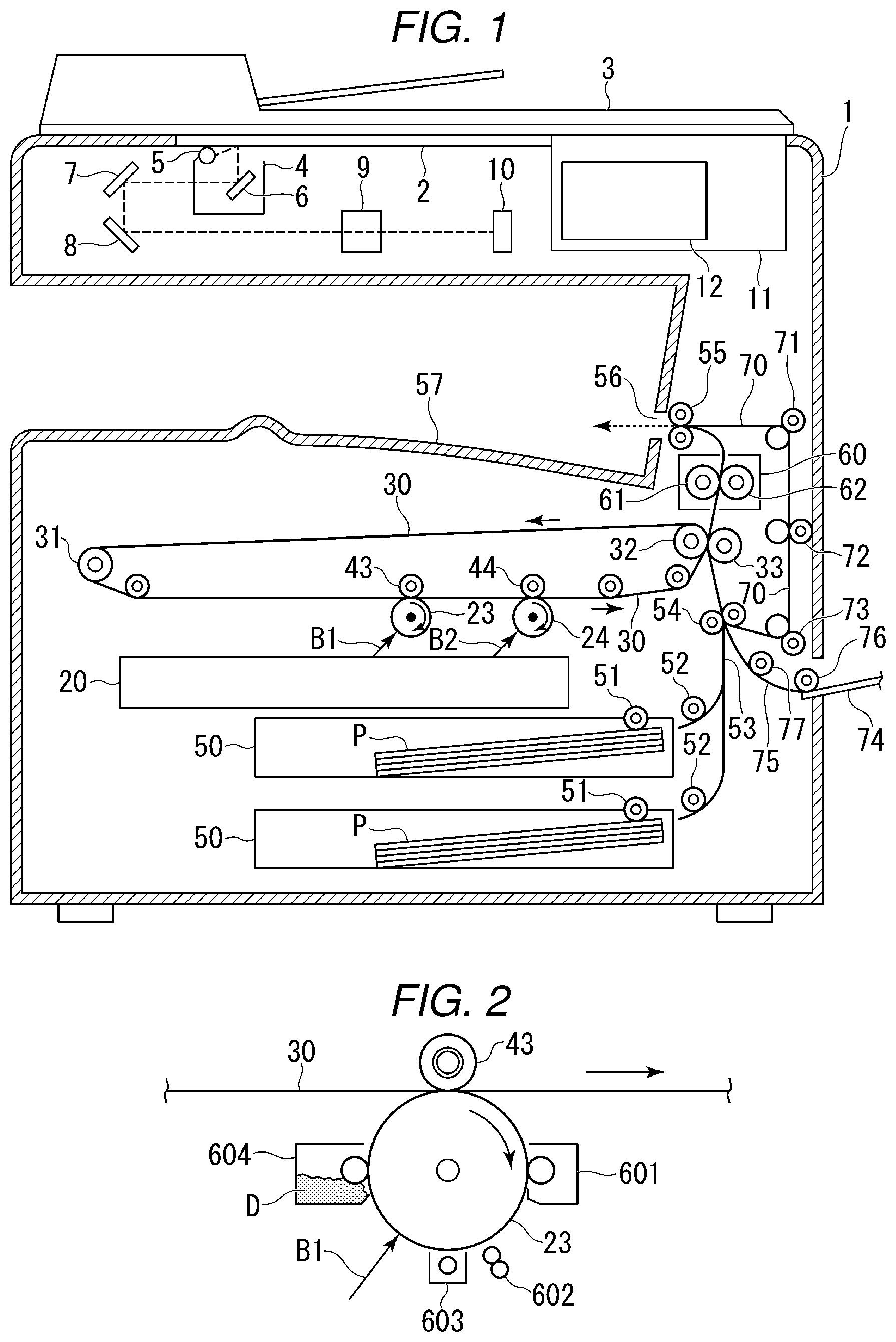 Patent US12313995 Figure 1 – Image forming device and image forming method