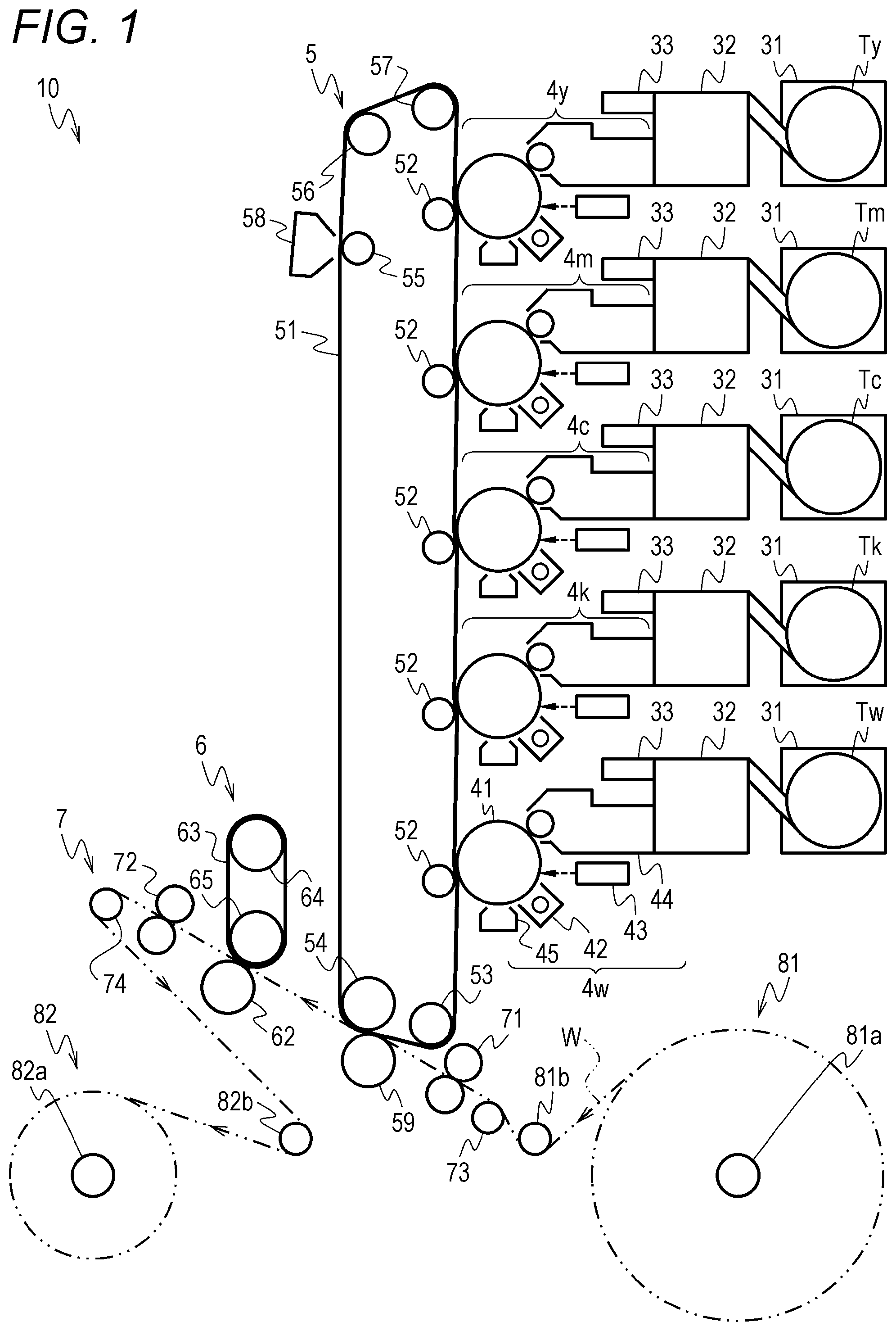 Patent US12313996 Figure 1 – Image forming apparatus and image forming method