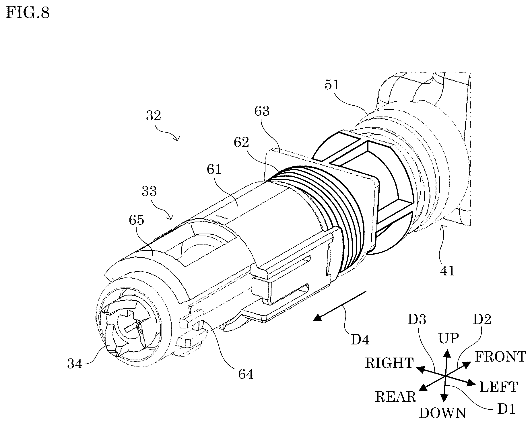Patent US12313998 Figure 8 – Toner container capable of shortening time of cleaning task before reuse and image forming apparatus