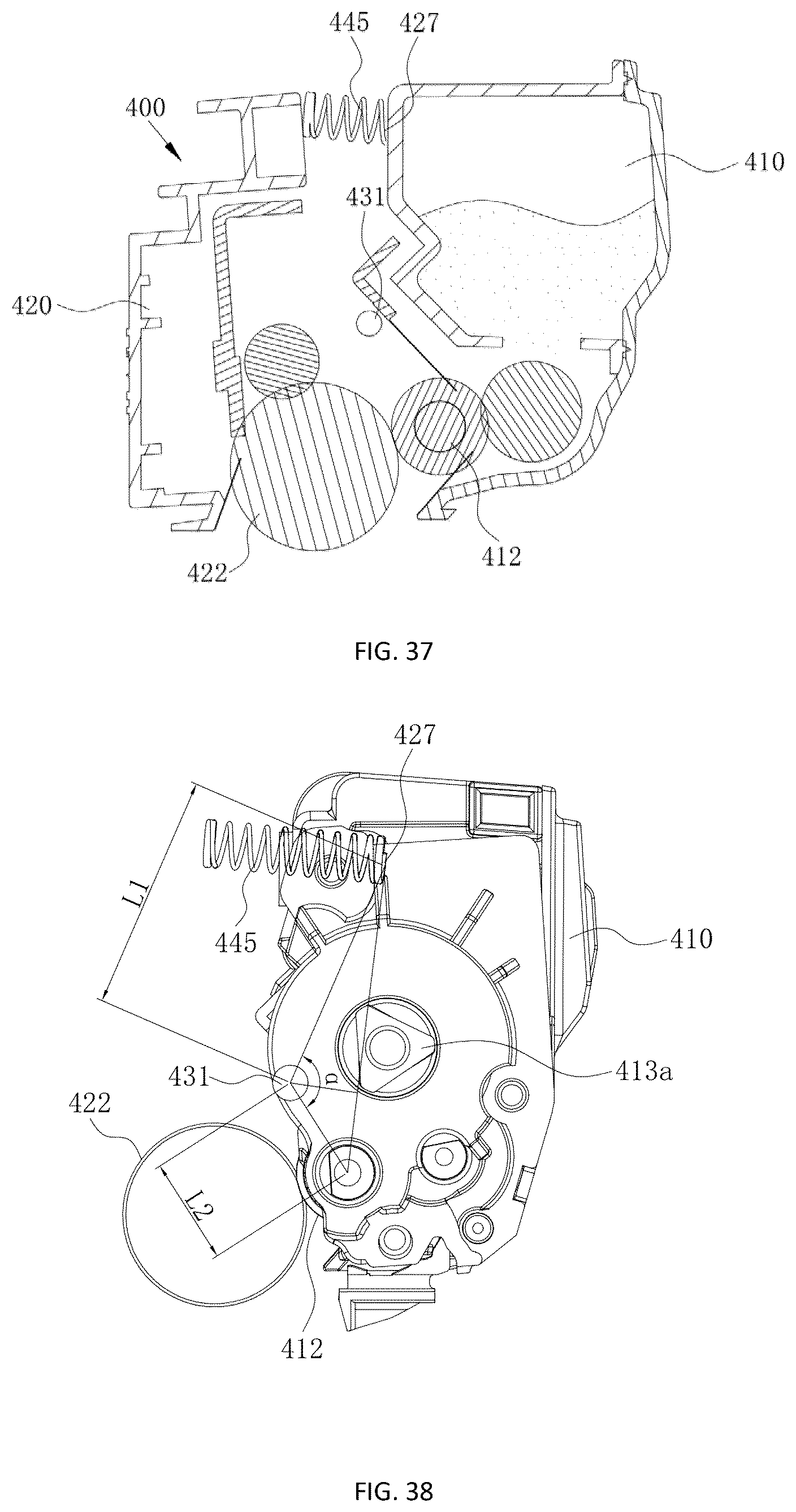 Patent US12314000 Figure 19 – Process cartridge