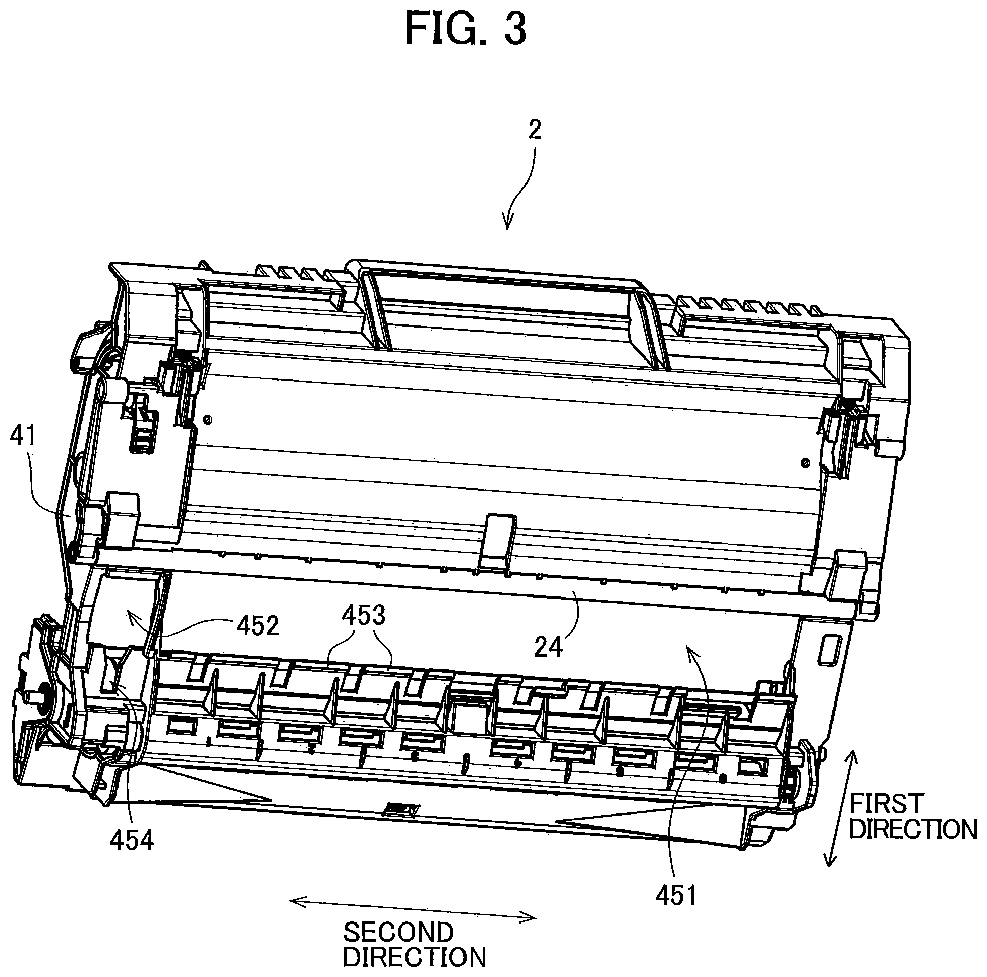 Patent US12314002 Figure 3 – Drum cartridge including electrical contact surface positioned at outer surface of drum frame