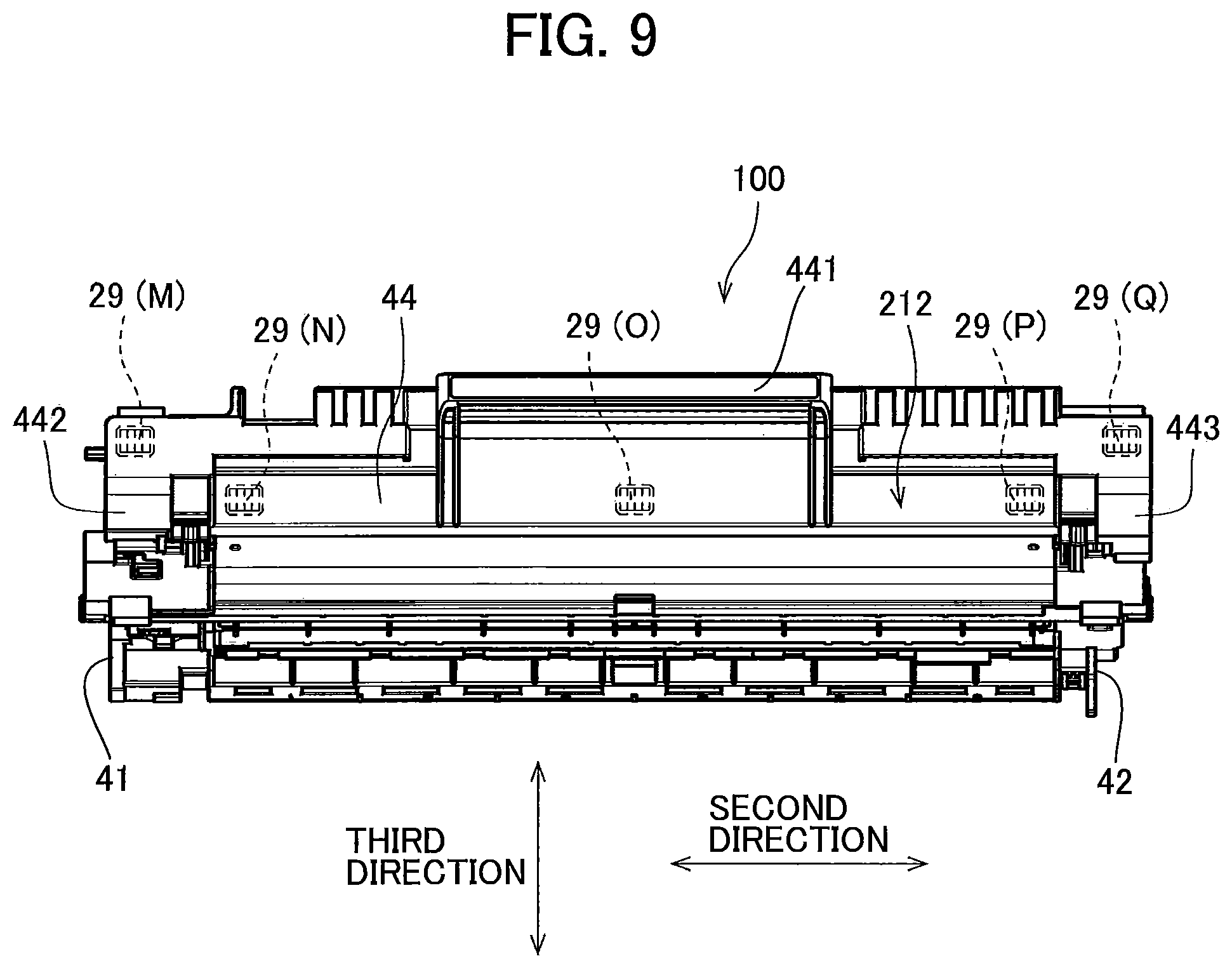 Patent US12314002 Figure 9 – Drum cartridge including electrical contact surface positioned at outer surface of drum frame