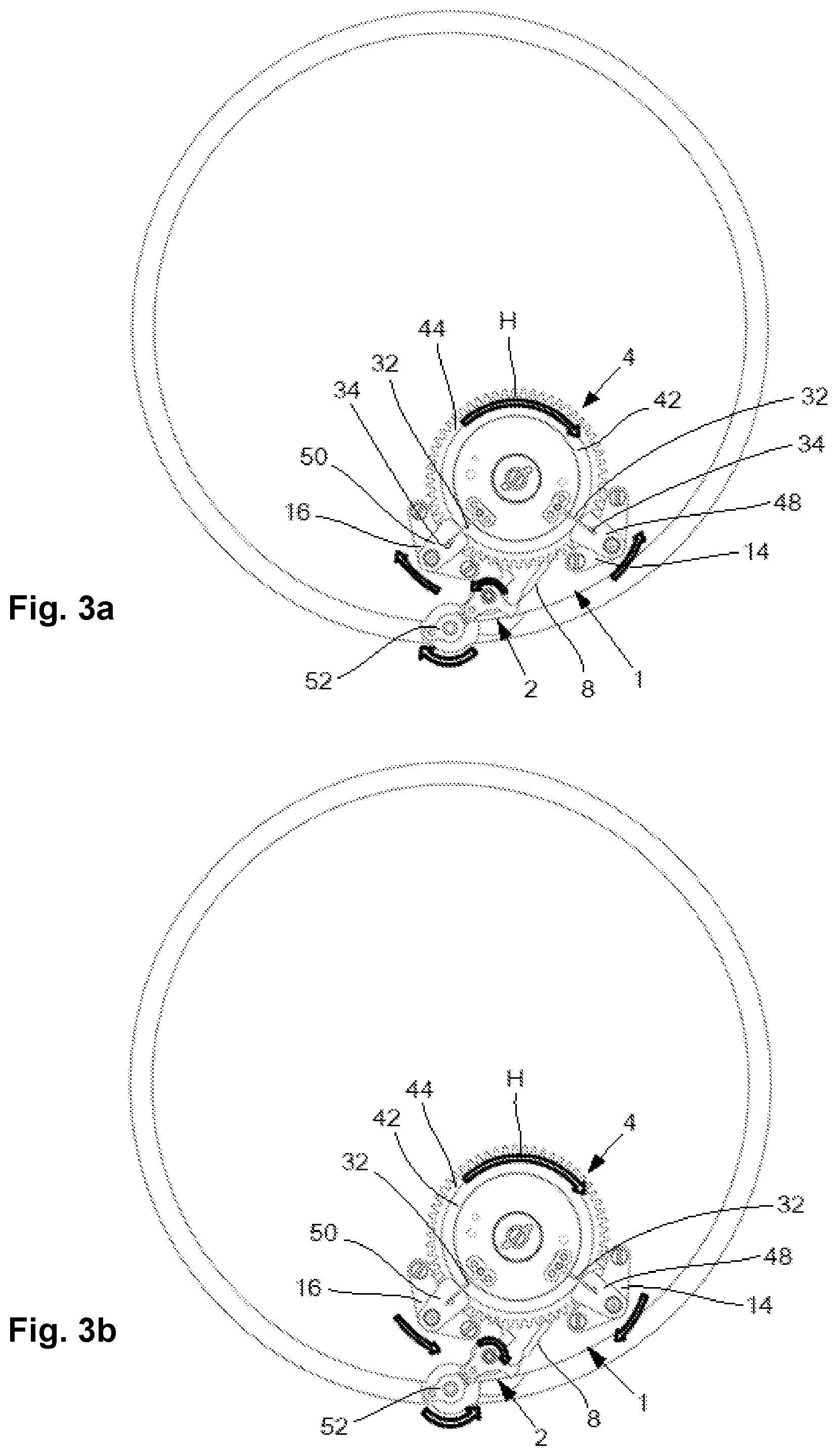 Patent US12314009 Figure 2 – Transmission mechanism for a horological movement