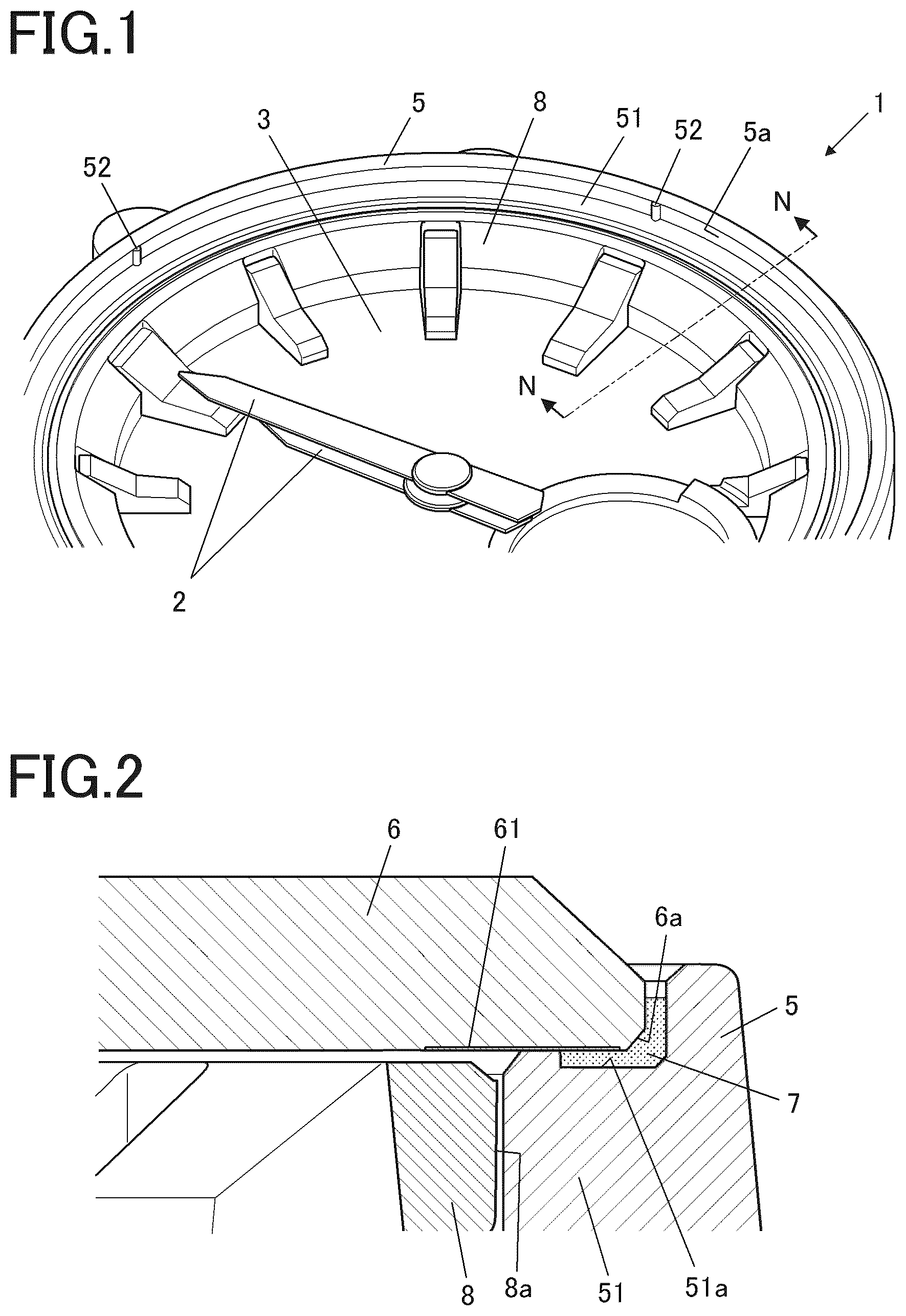 Patent US12314012 Figure 1 – Timepiece and timepiece case