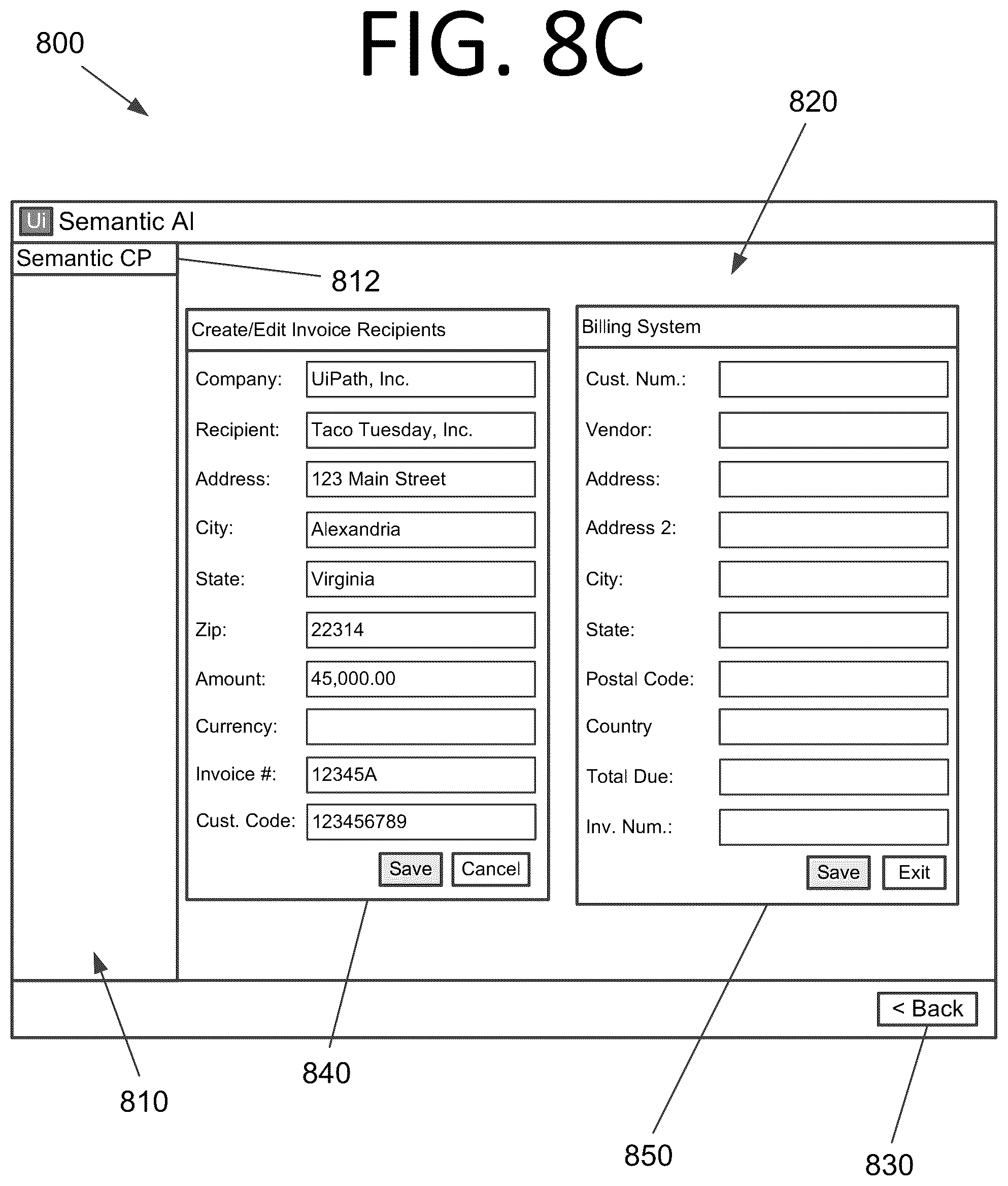 Patent US12314017 Figure 11 – Automatic data transfer between a source and a target using semantic artificial intelligence for robotic process automation