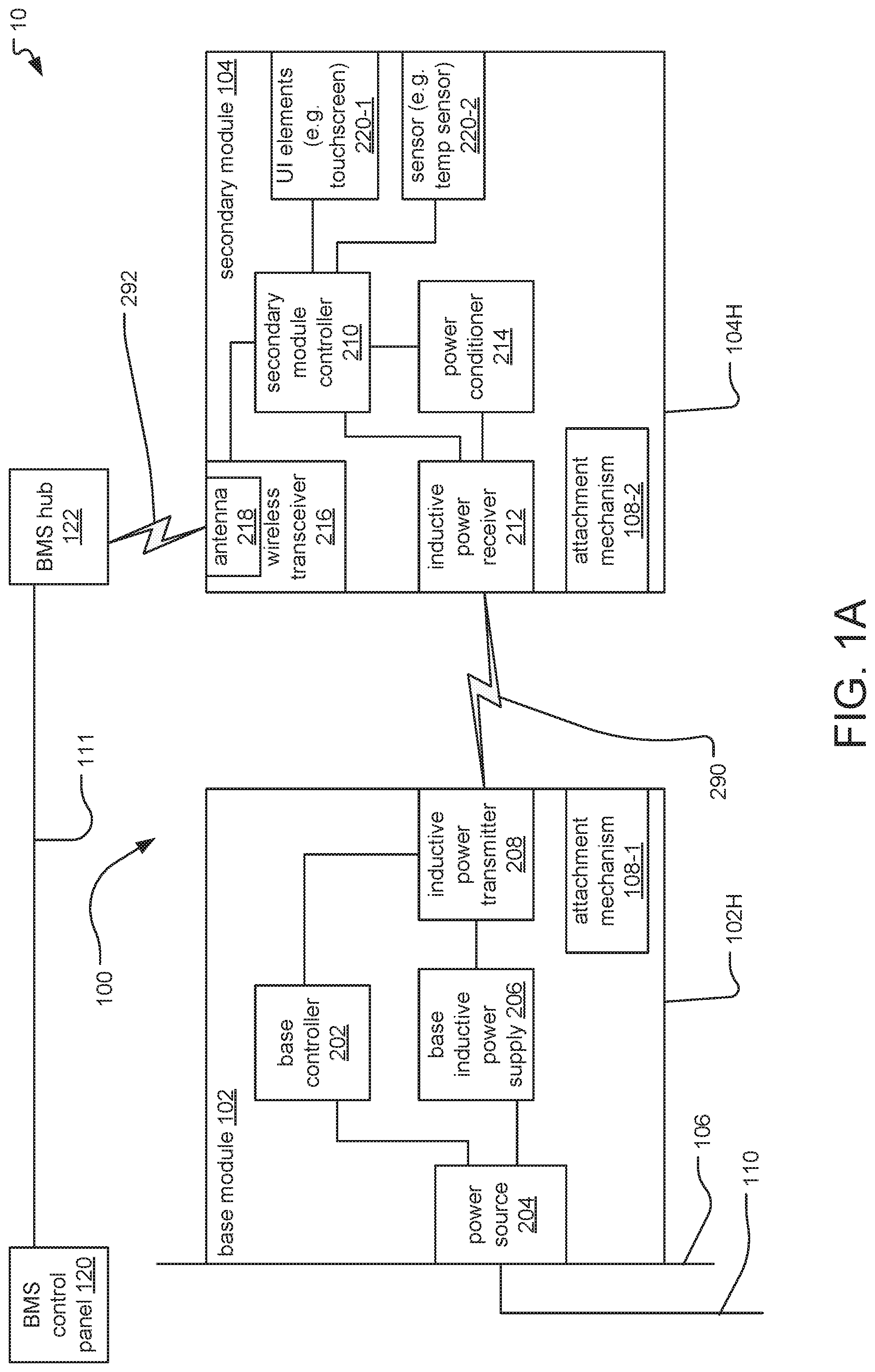 Patent US12314021 Figure 1 – System and method for providing power to building management system components using inductive coupling