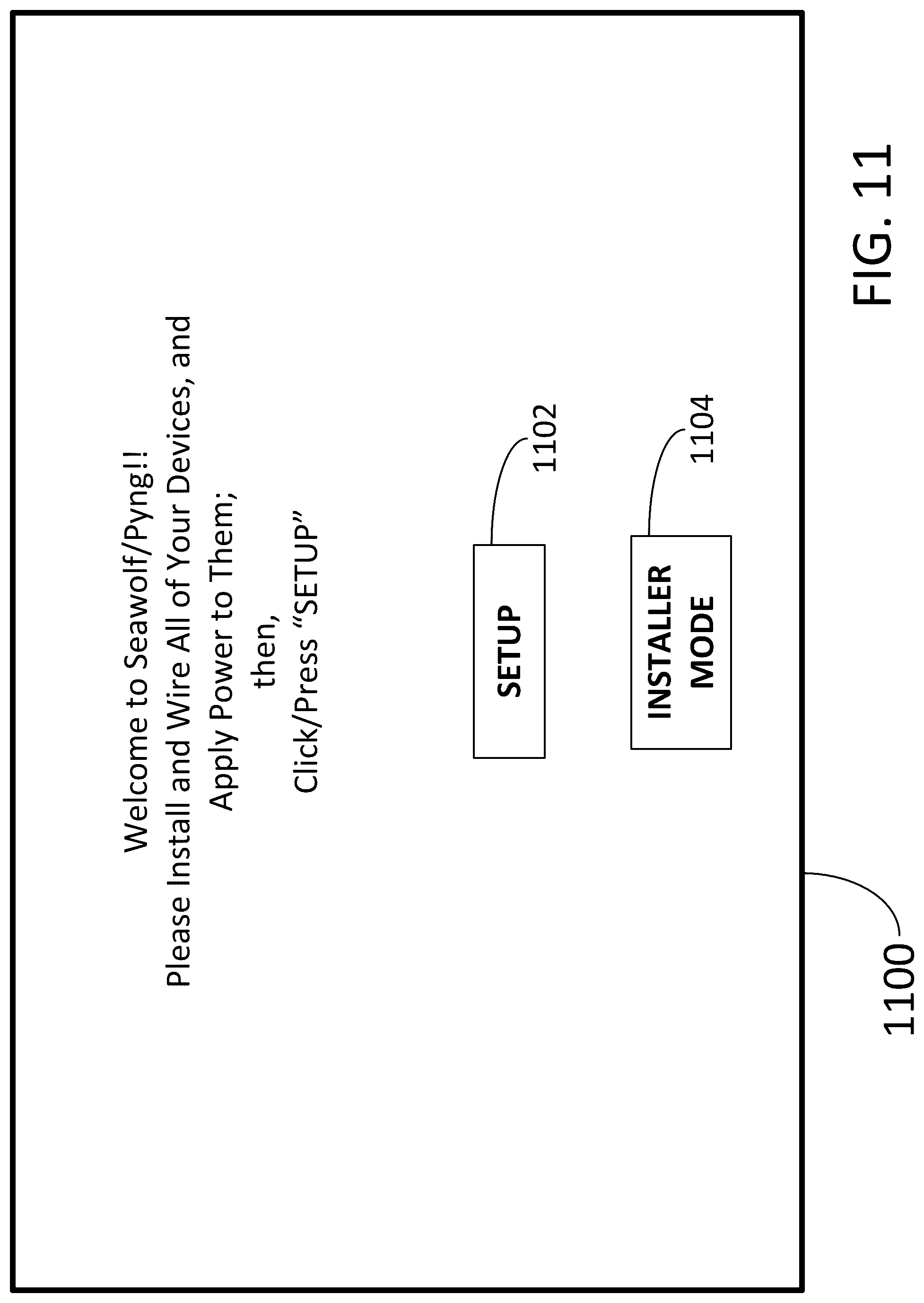 Patent US12314024 Figure 11 – Method for establishing a building automation system including installing a plurality of controllable devices in a plurality of rooms in a building