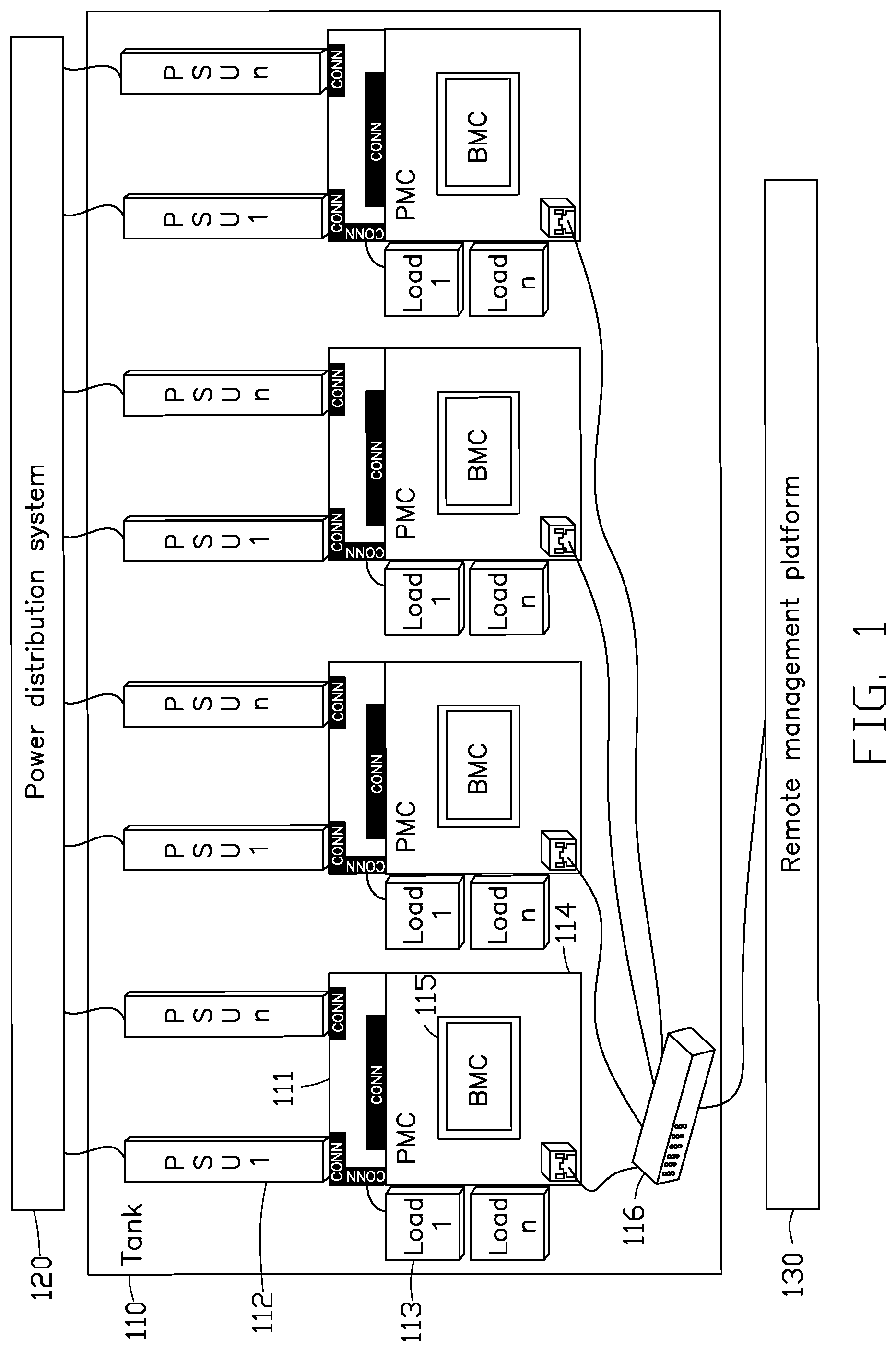 Patent US12314034 — Method for managing management board of immersion cooling tank, management board of immersion cooling tank, immersion cooling tank, and non-transitory storage medium — Figure 1