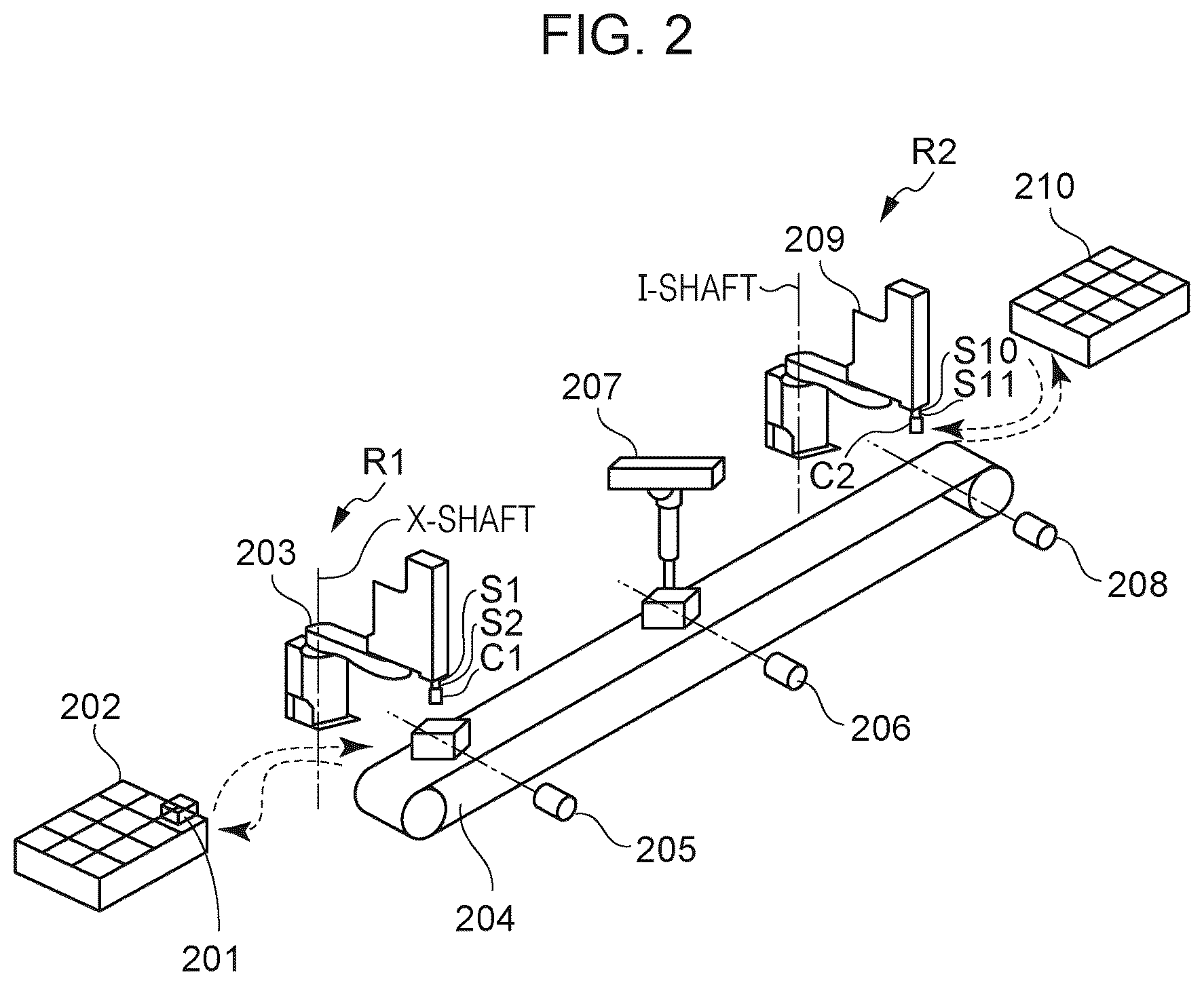 Patent US12314038 Figure 2 – Production system, and method of producing article