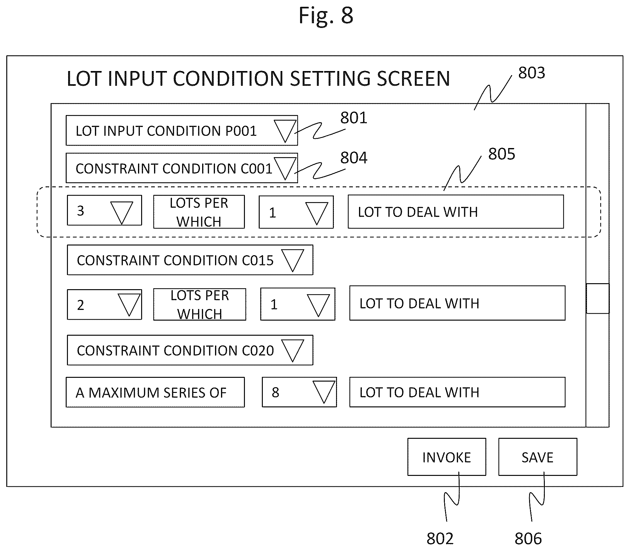 Patent US12314044 Figure 8 – Generating sequence of vehicles in a vehicle production facility