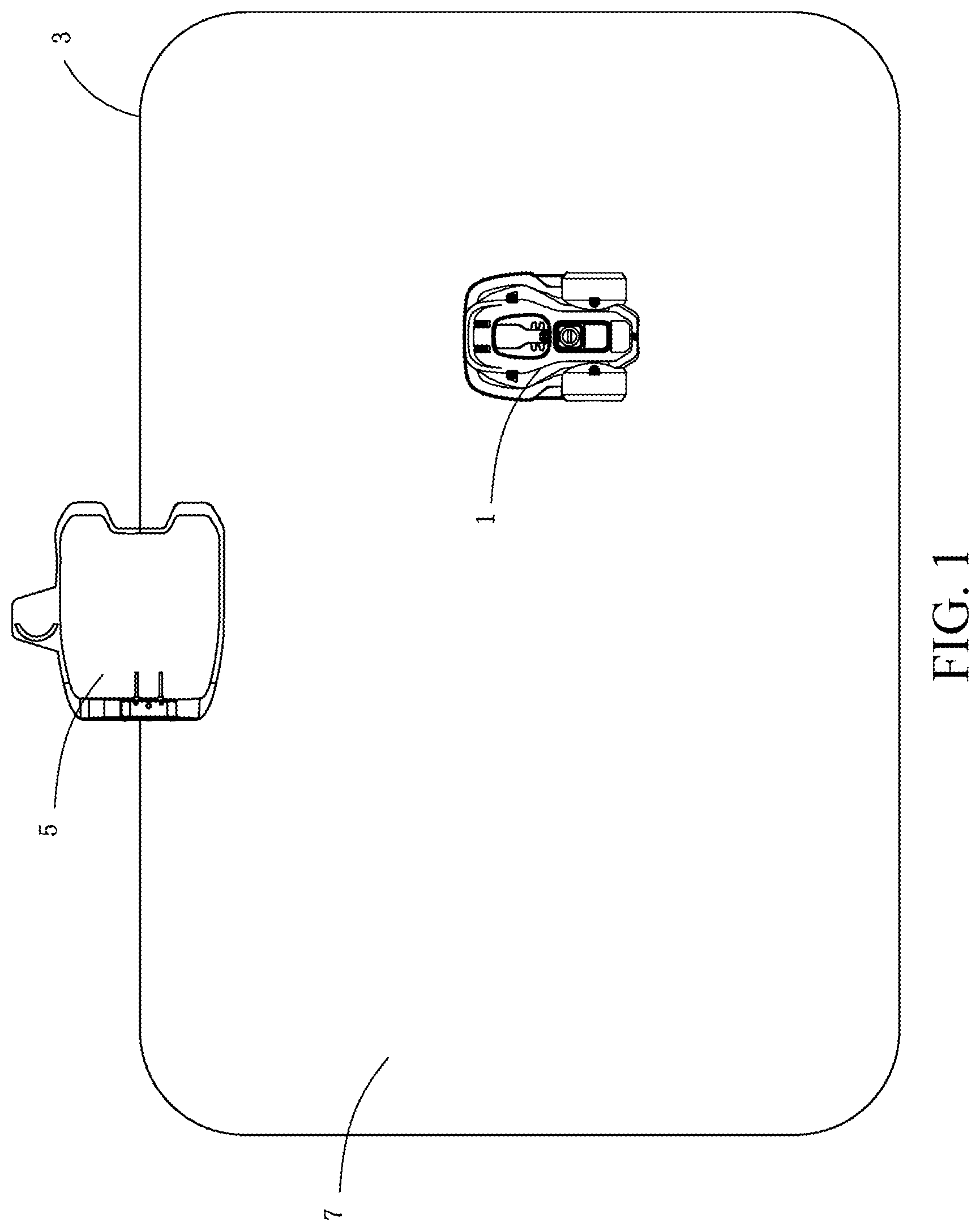 Patent US12314049 Figure 1 – Self-moving device and automatic working system thereof