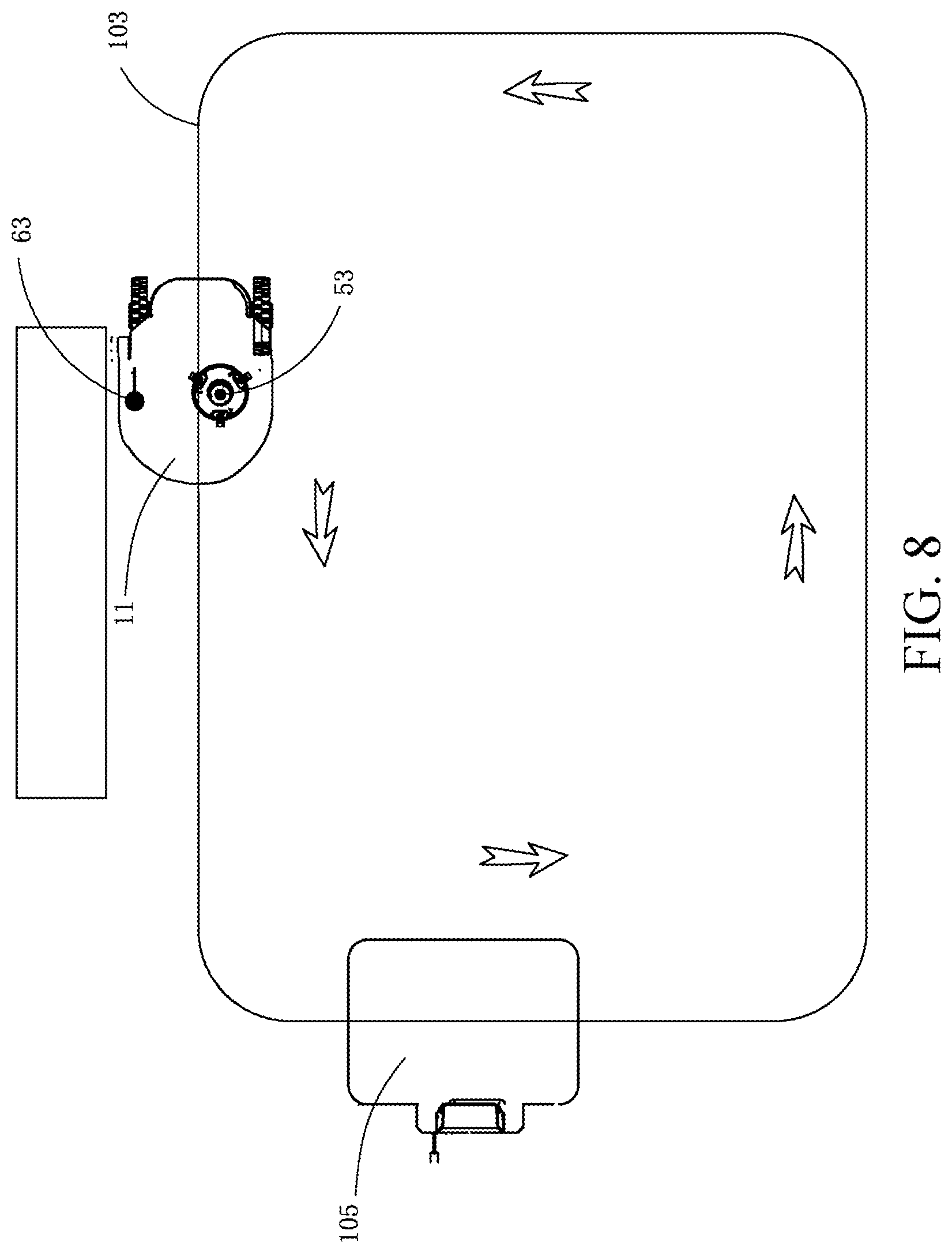 Patent US12314049 Figure 8 – Self-moving device and automatic working system thereof
