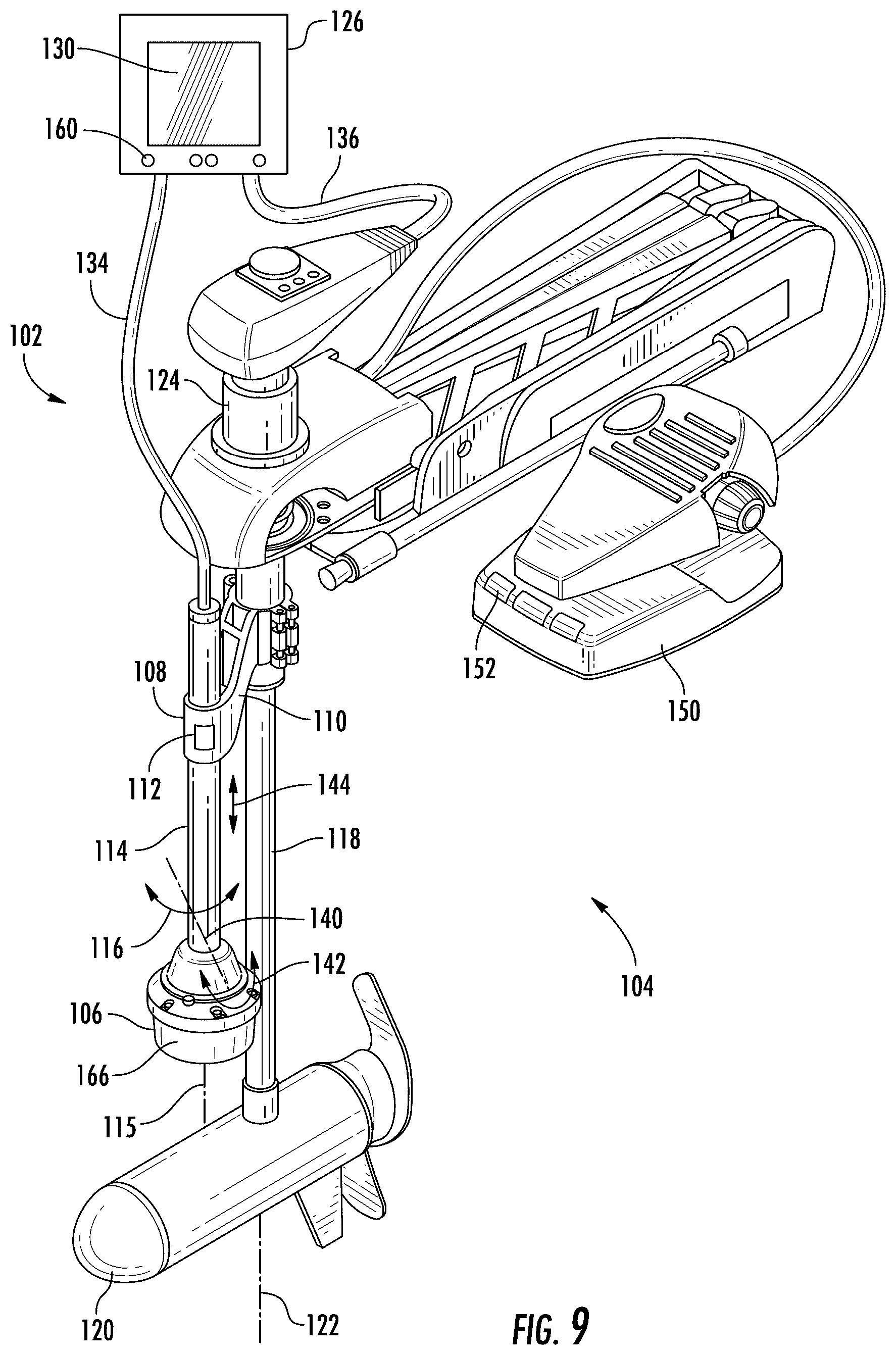 Patent US12314050 Figure 6 – System and method for maintaining sonar imaging of a structure regardless of boat orientation
