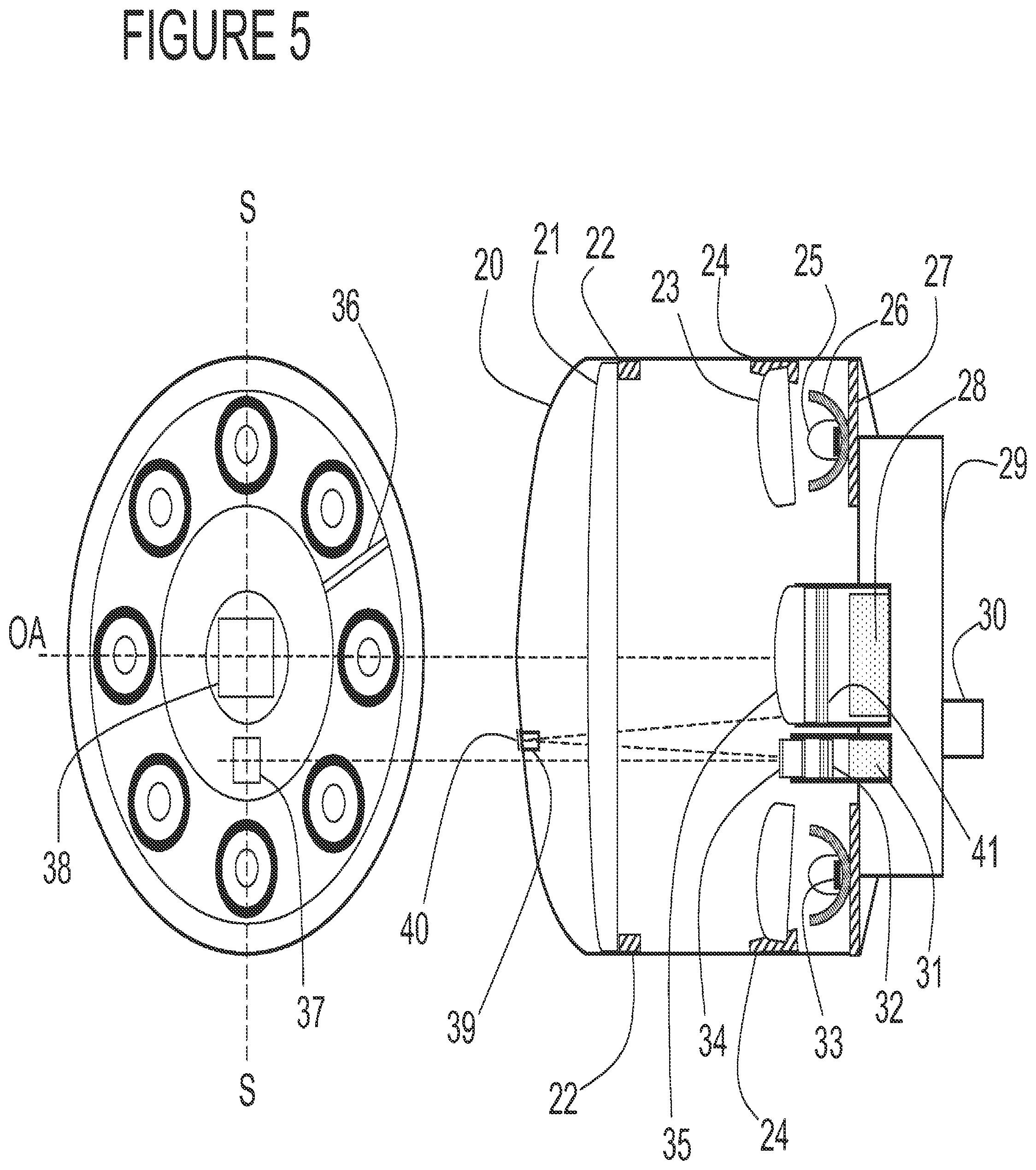 Patent US12314054 Figure 5 – Flash LADAR collision avoidance system