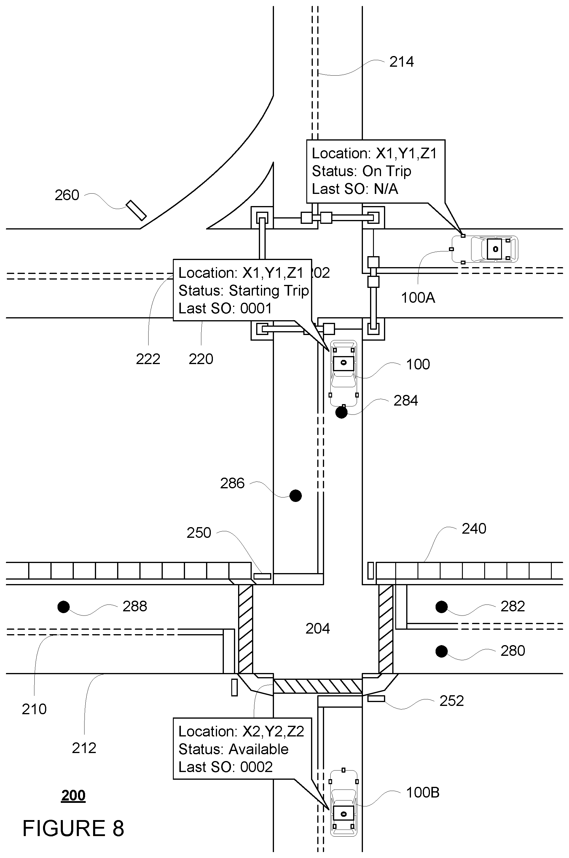 Patent US12314058 Figure 8 – Targeted driving for autonomous vehicles