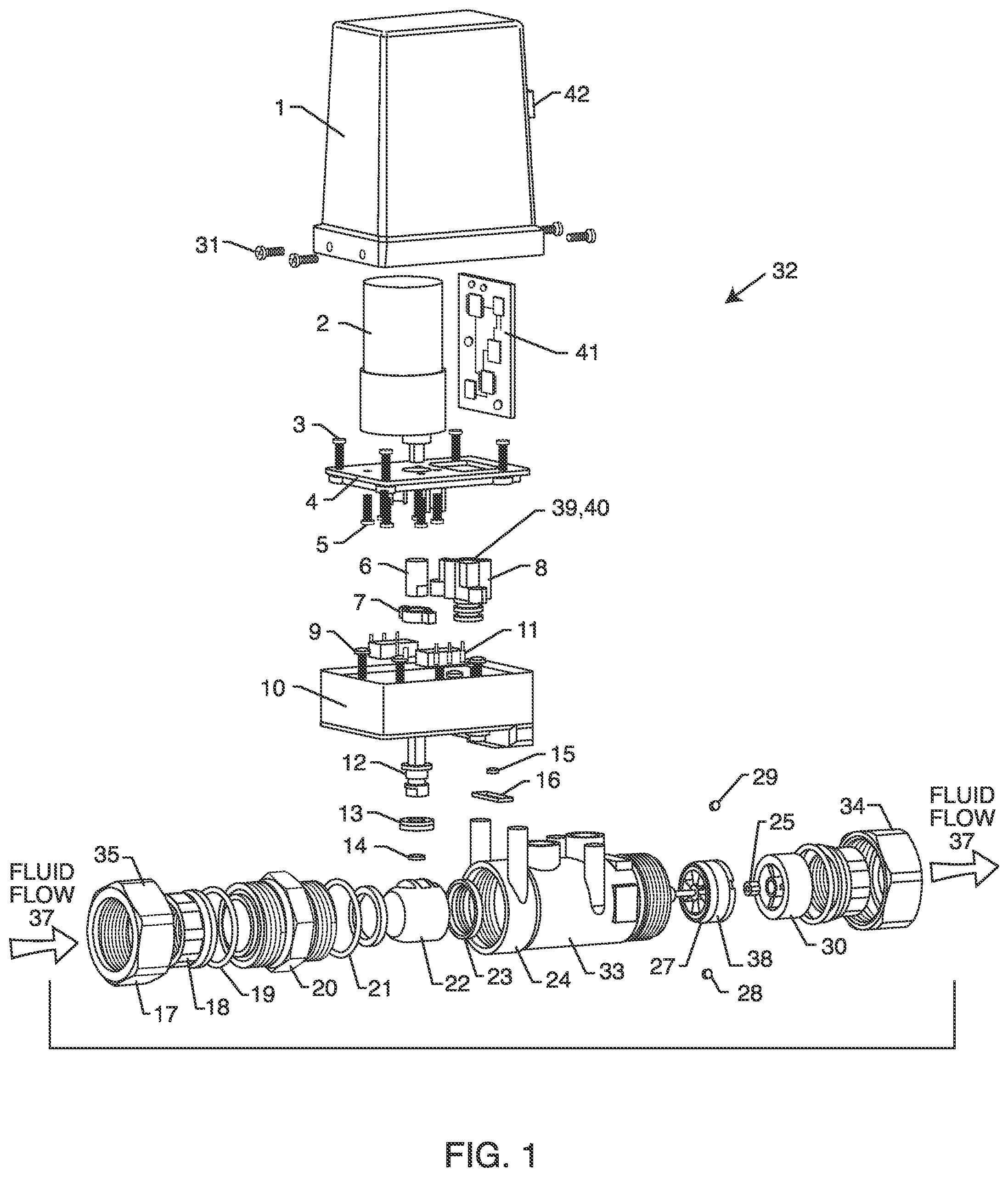 Patent US12314063 Figure 1 – Fluid monitoring and control system