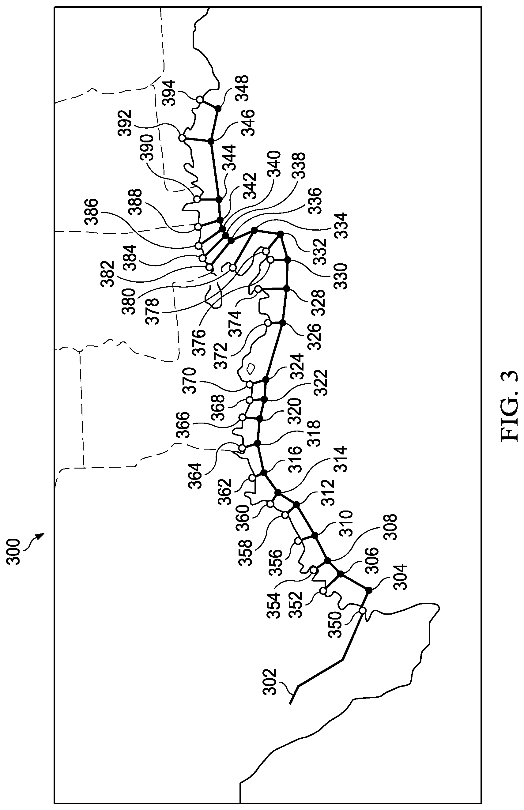 Patent US12314068 Figure 3 – System and method for floodwater redistribution