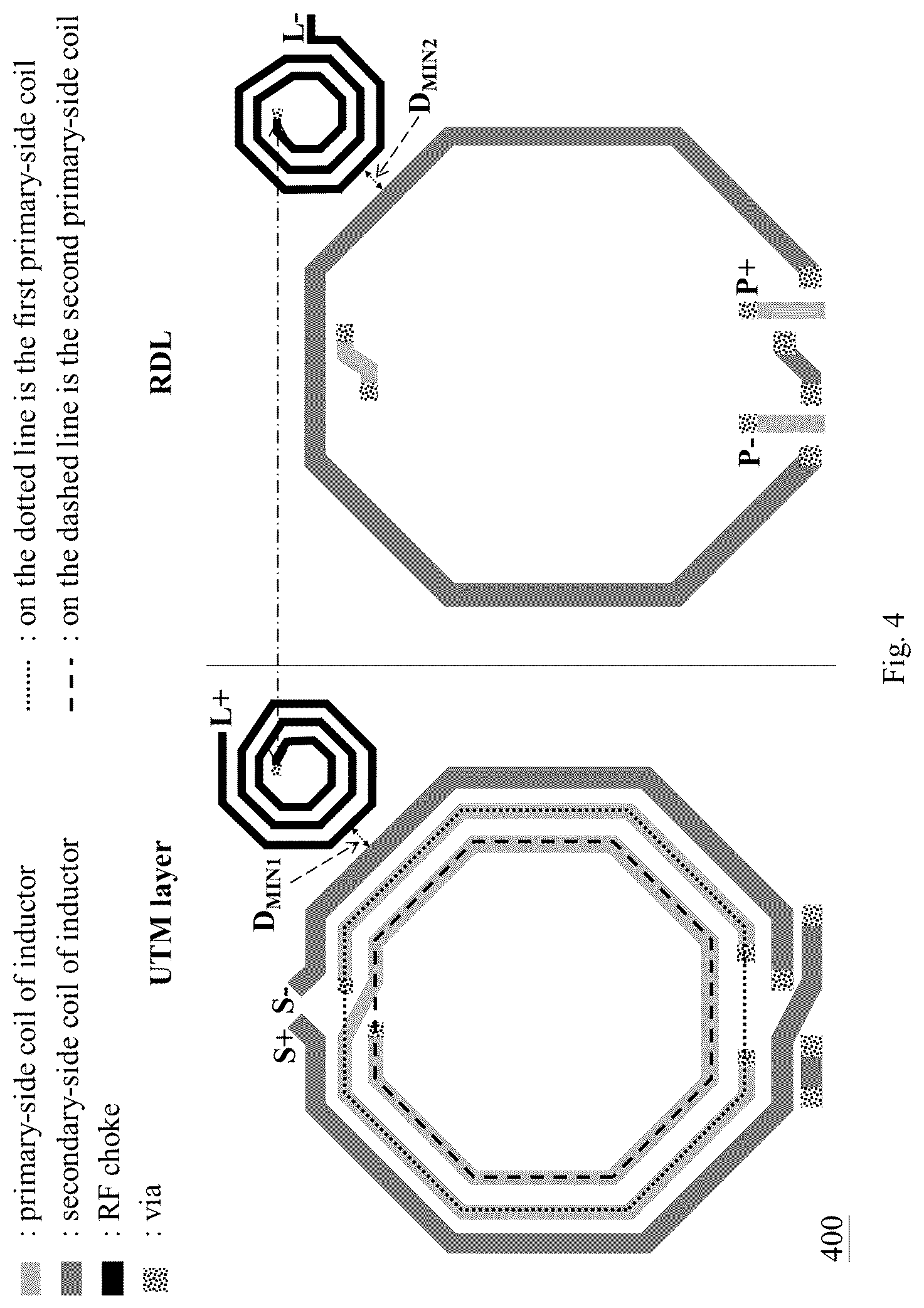 Patent US12314070 Figure 4 – Circuit layout for improving power supply rejection ratio