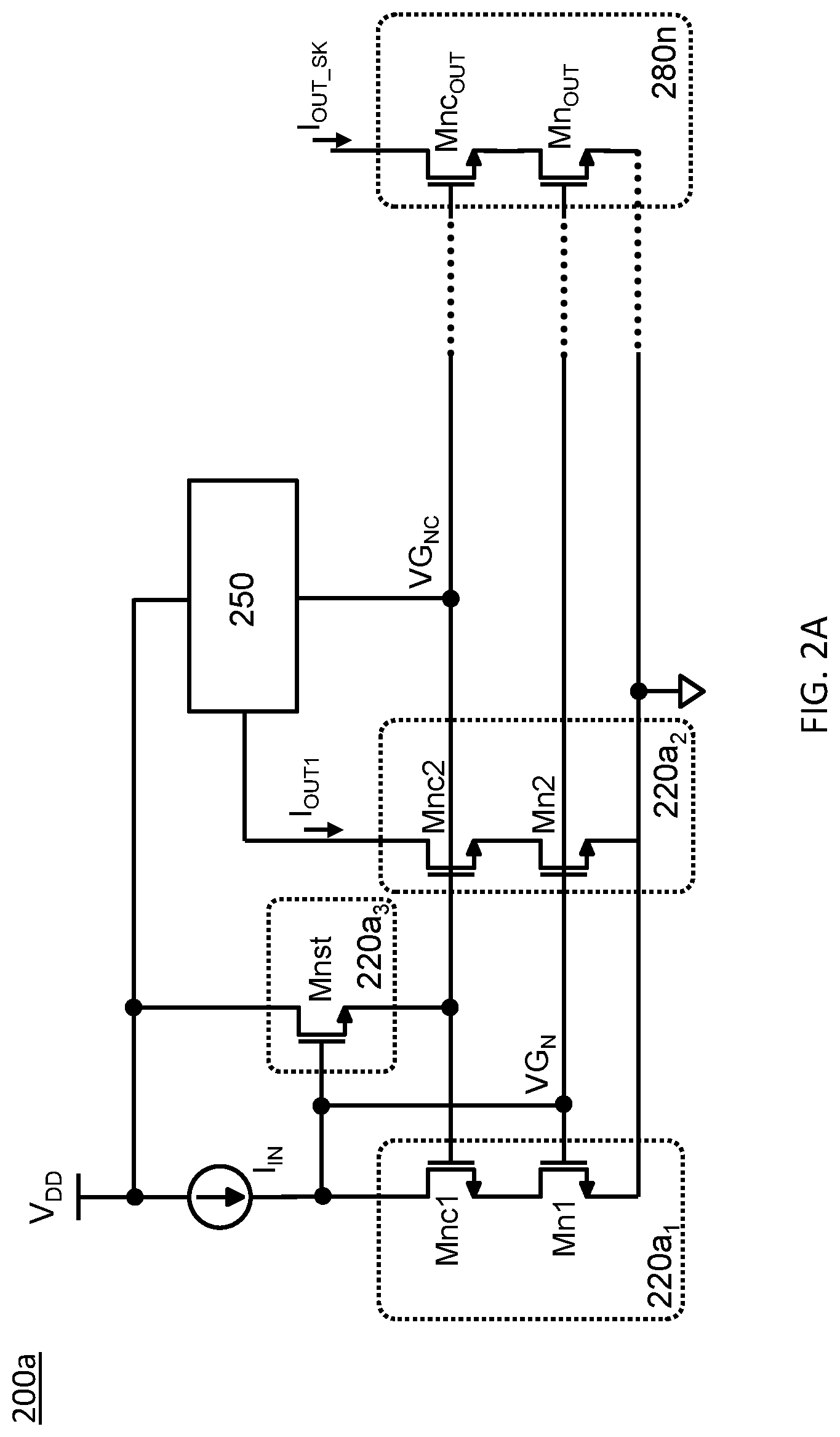 Patent US12314073 Figure 3 – Low voltage cascode current mirror
