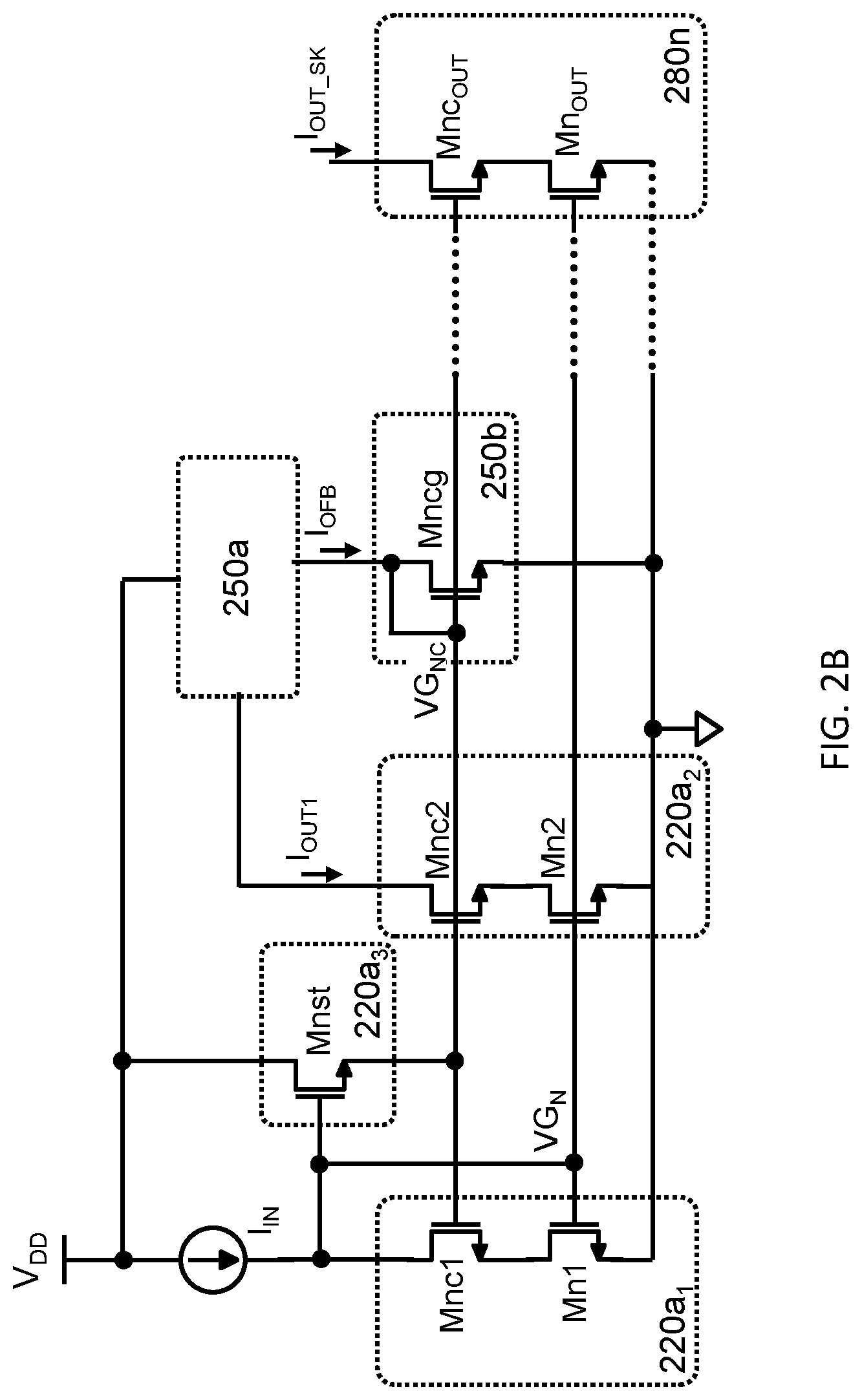 Patent US12314073 Figure 4 – Low voltage cascode current mirror