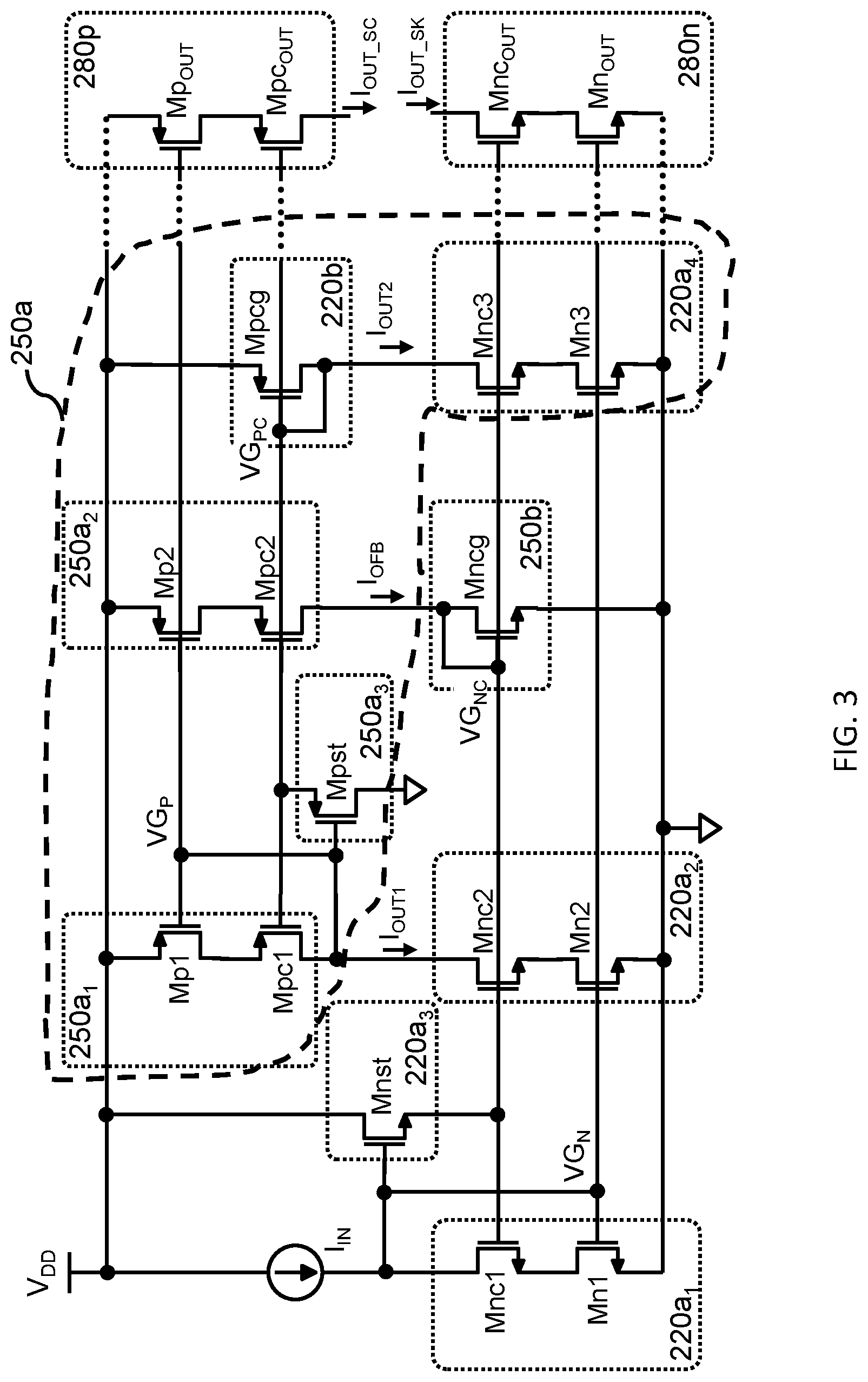 Patent US12314073 Figure 5 – Low voltage cascode current mirror