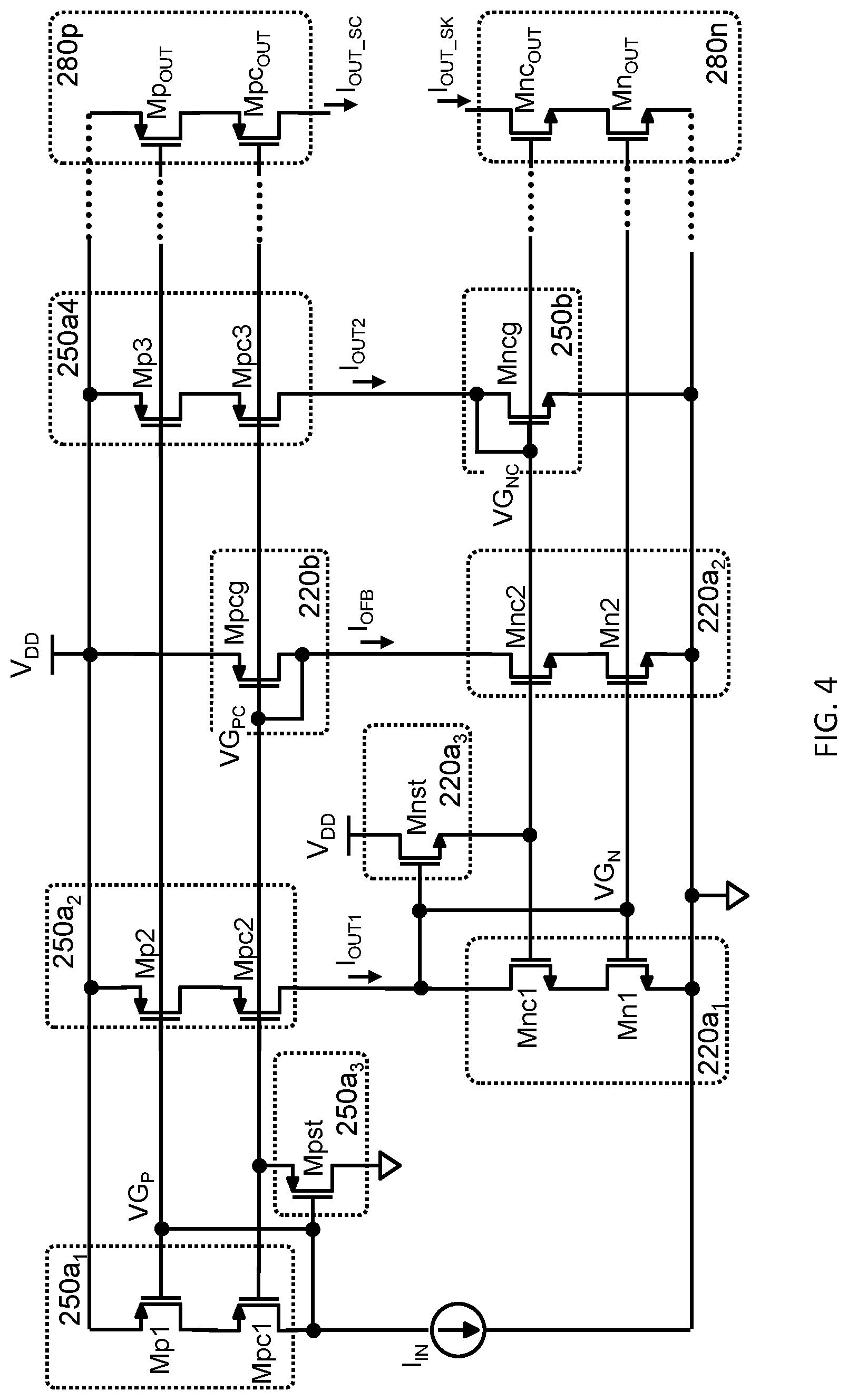 Patent US12314073 Figure 6 – Low voltage cascode current mirror