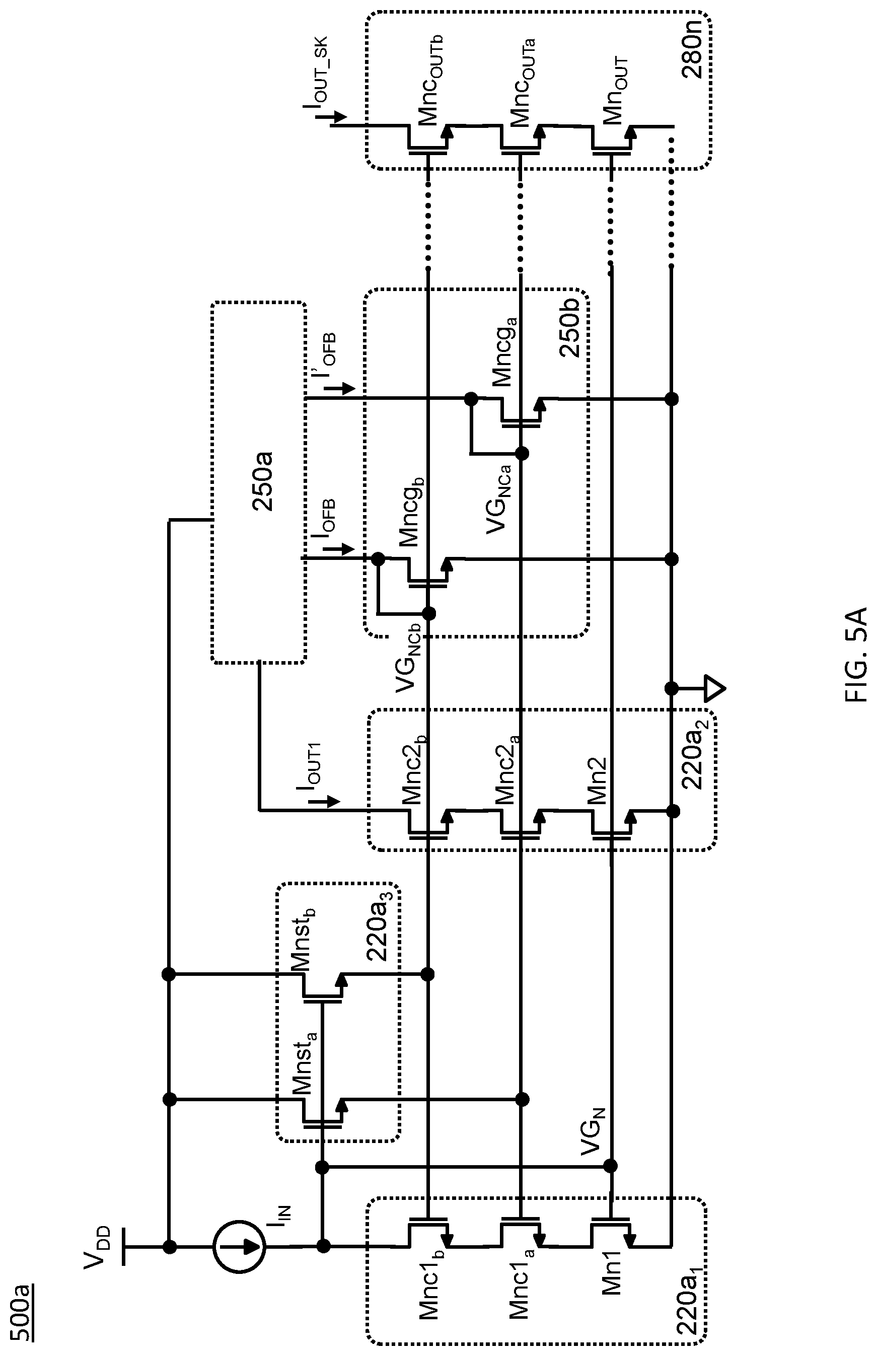 Patent US12314073 Figure 7 – Low voltage cascode current mirror