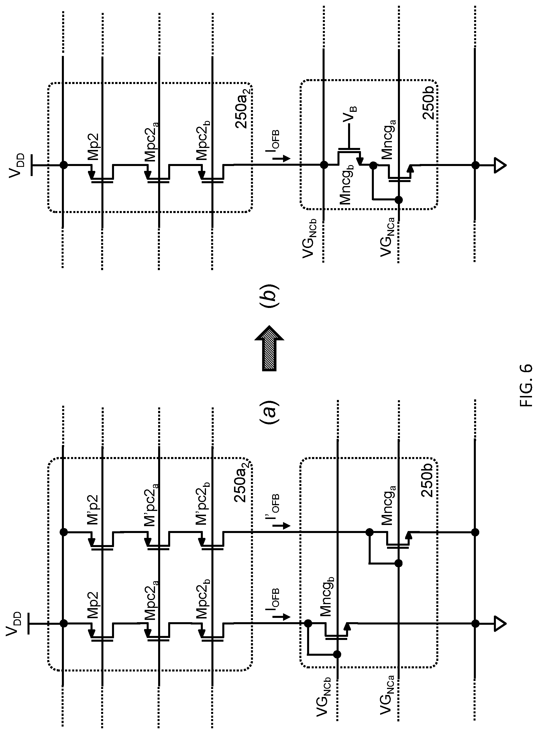 Patent US12314073 Figure 10 – Low voltage cascode current mirror