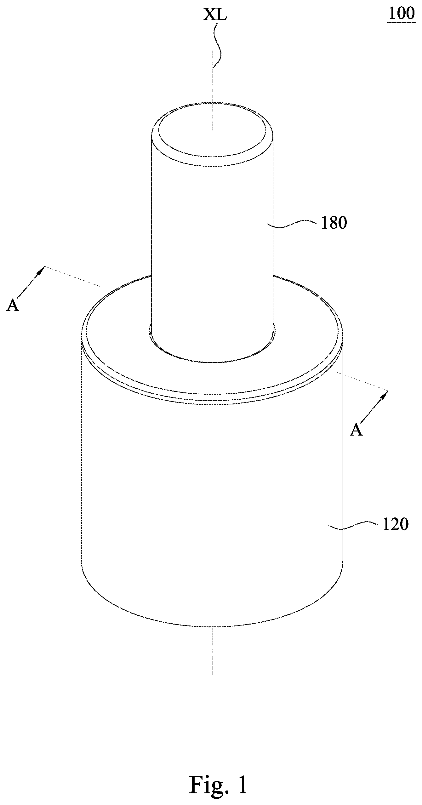 Patent US12314075 Figure 1 – Knob structure