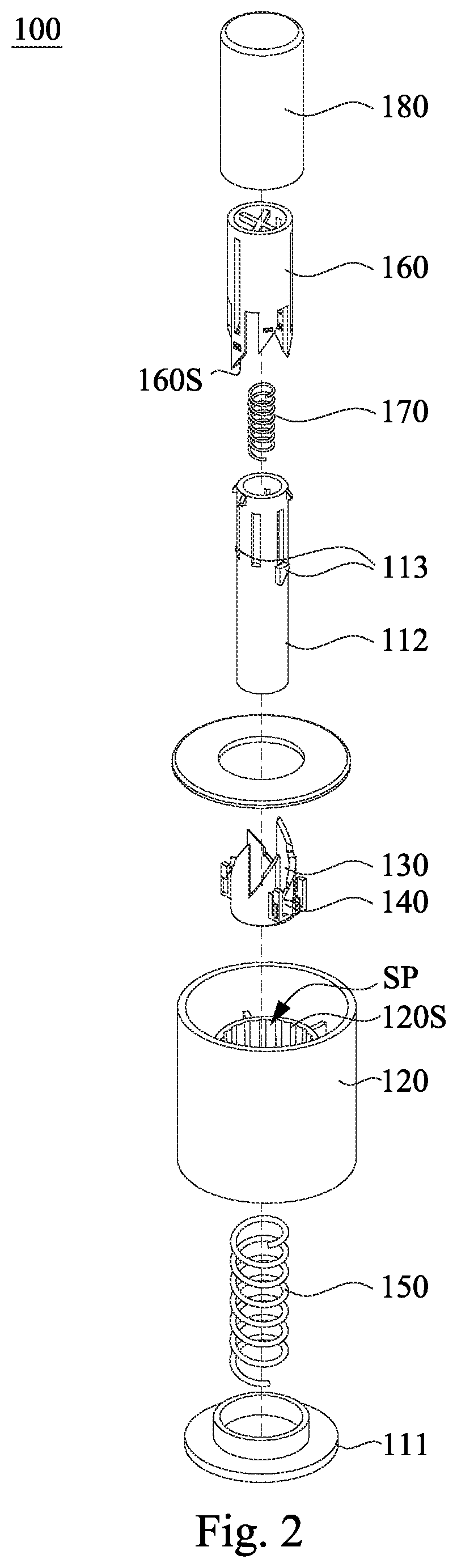 Patent US12314075 Figure 2 – Knob structure