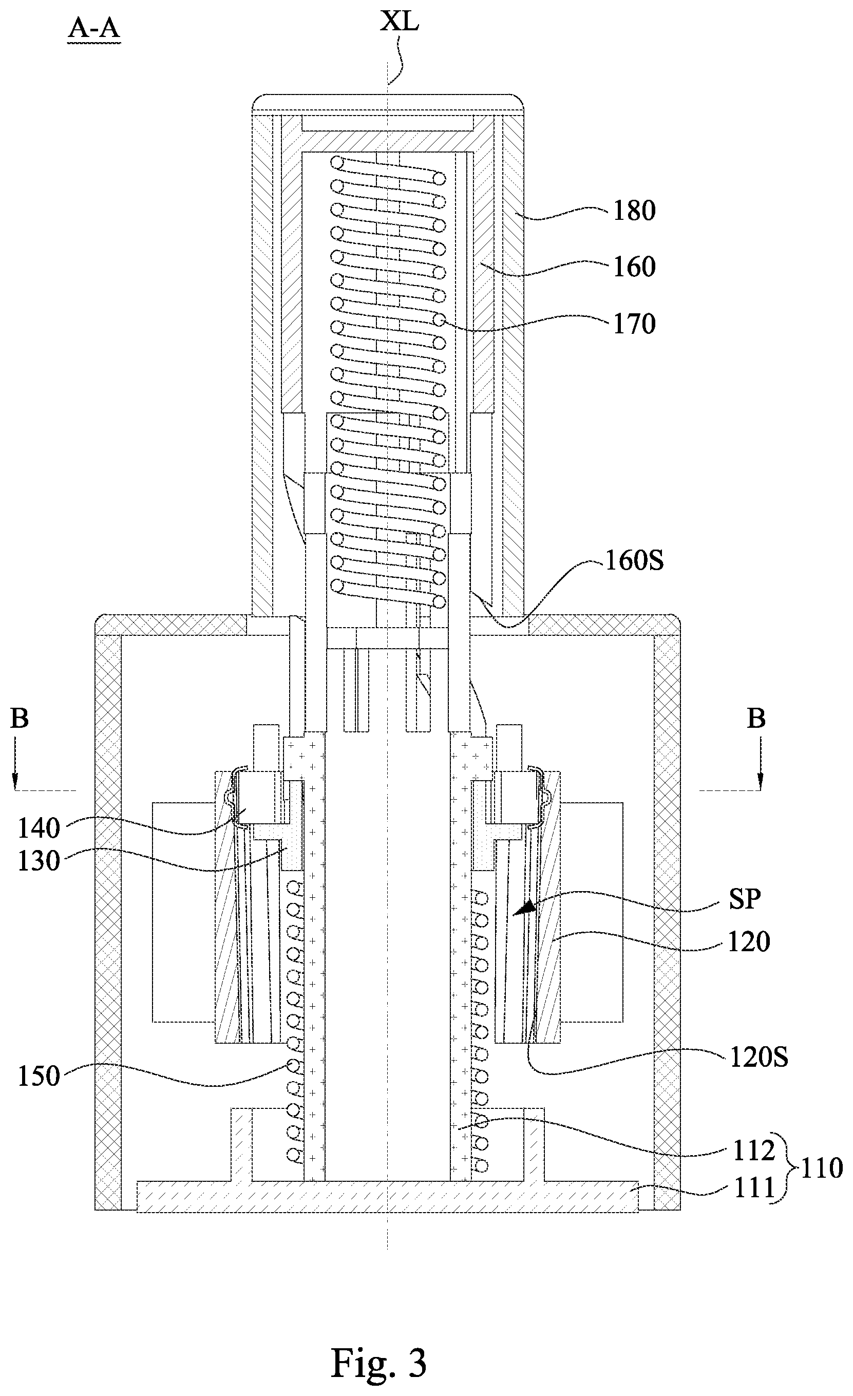 Patent US12314075 Figure 3 – Knob structure