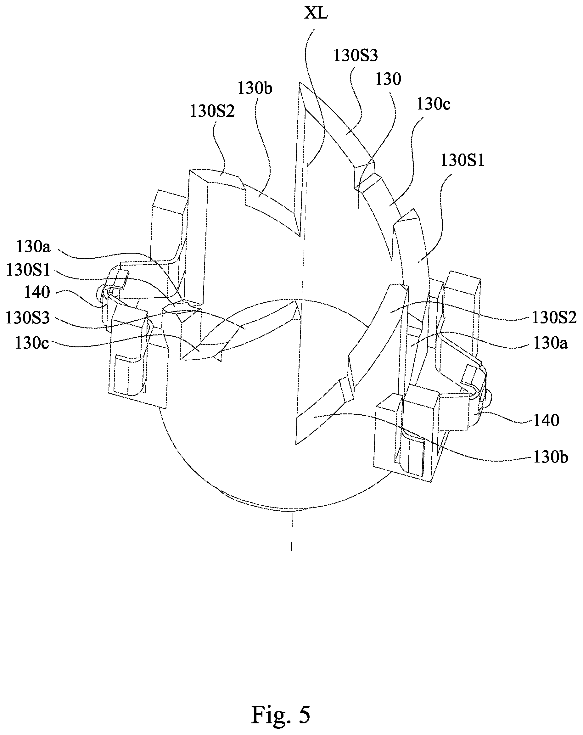 Patent US12314075 Figure 5 – Knob structure