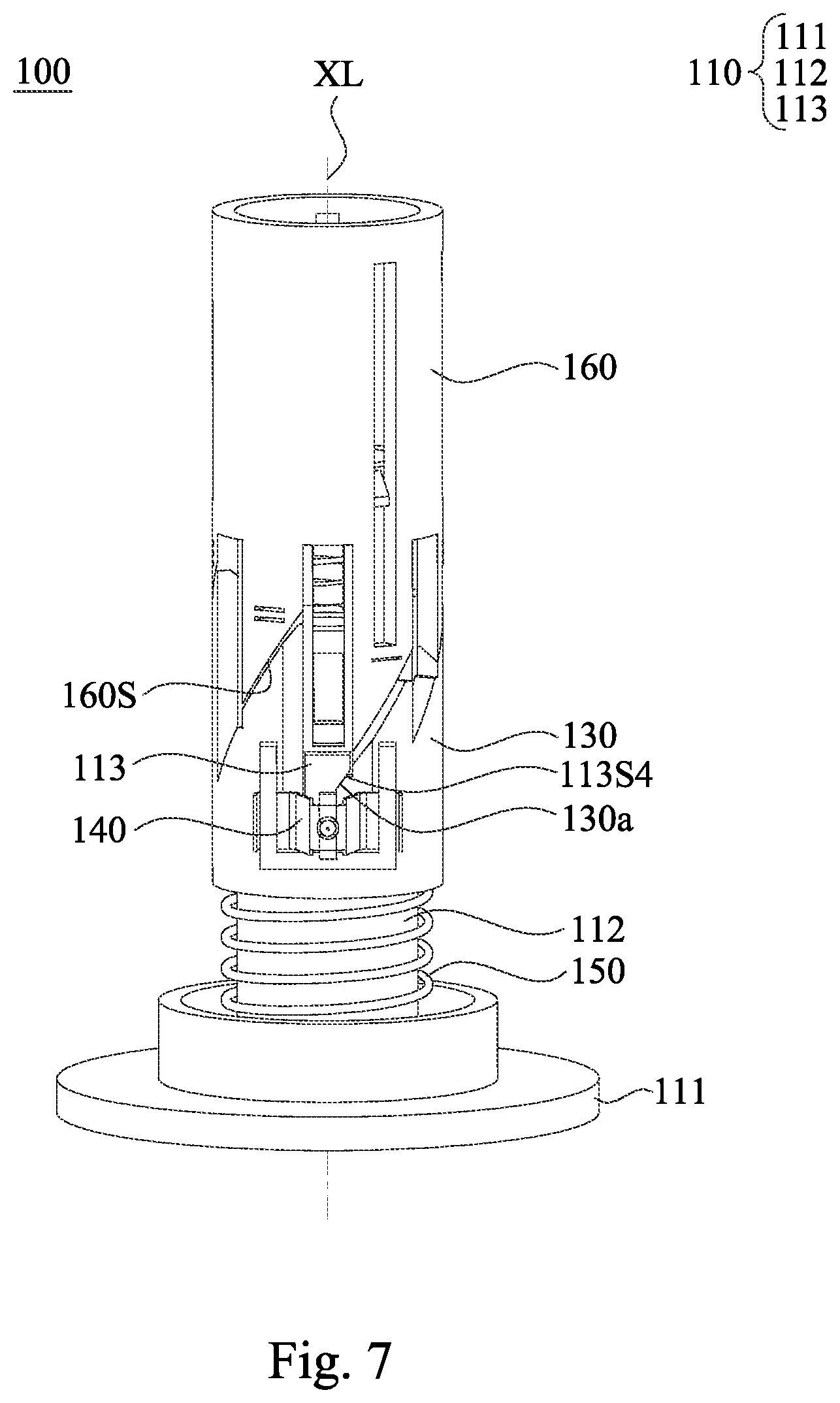 Patent US12314075 Figure 7 – Knob structure