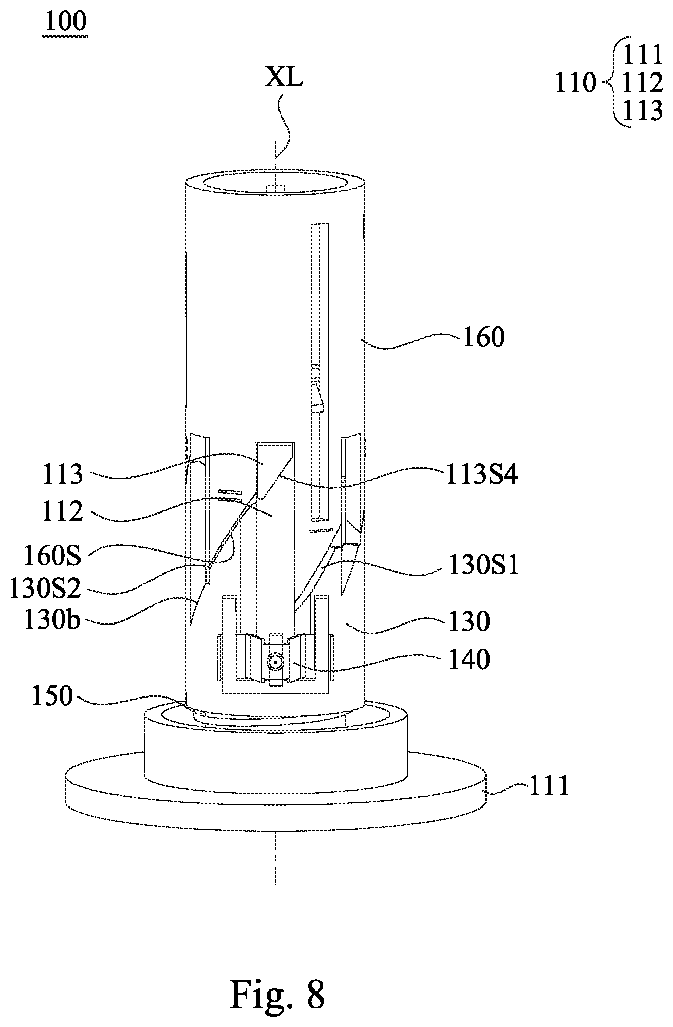 Patent US12314075 Figure 8 – Knob structure