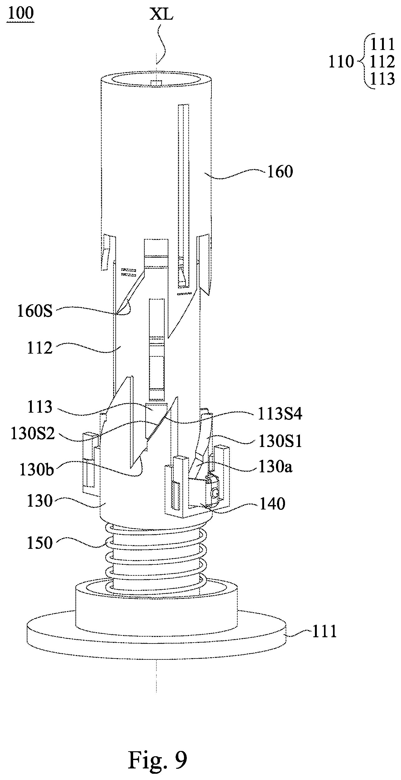 Patent US12314075 Figure 9 – Knob structure