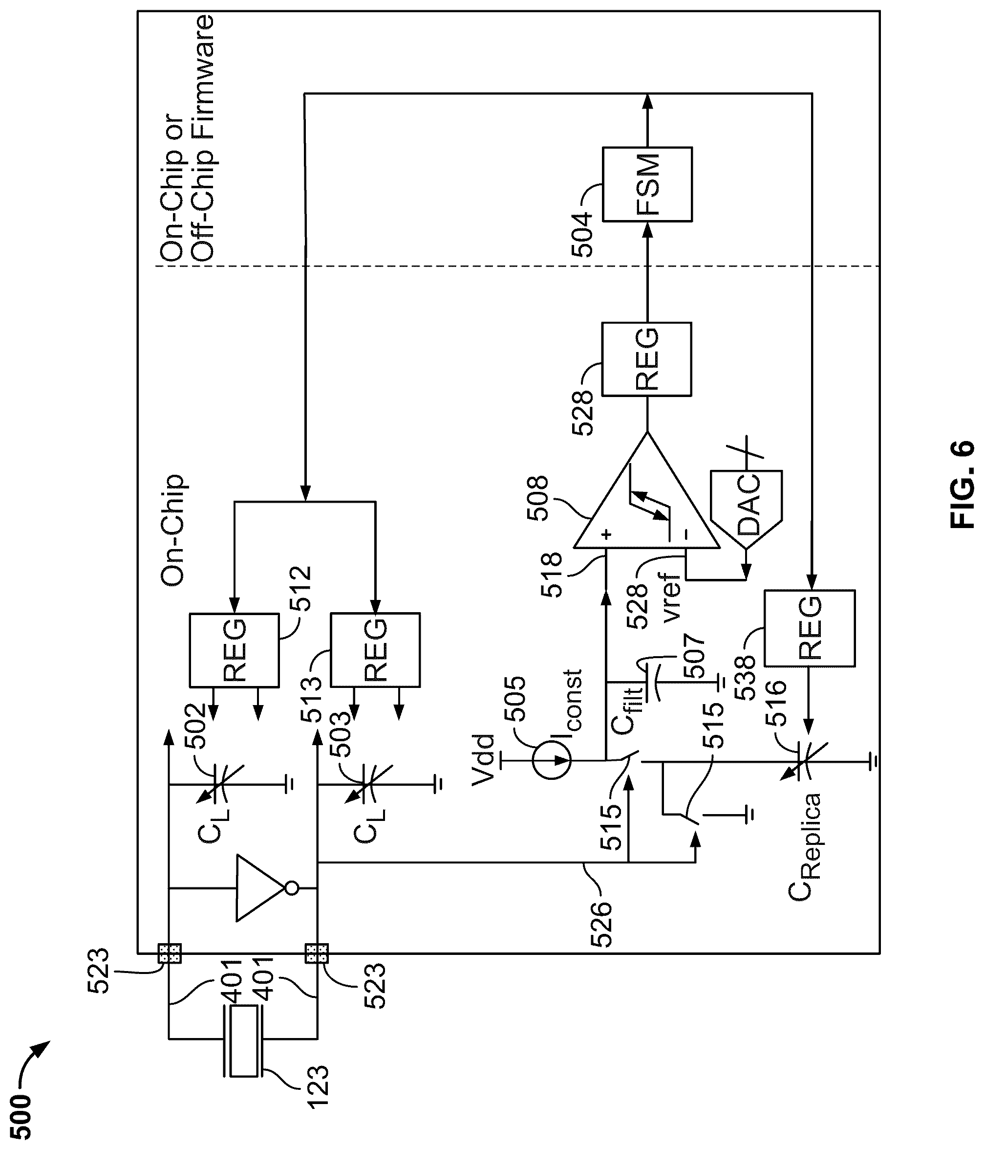 Patent US12314077 Figure 6 – Wireline transceiver with internal and external clock generation