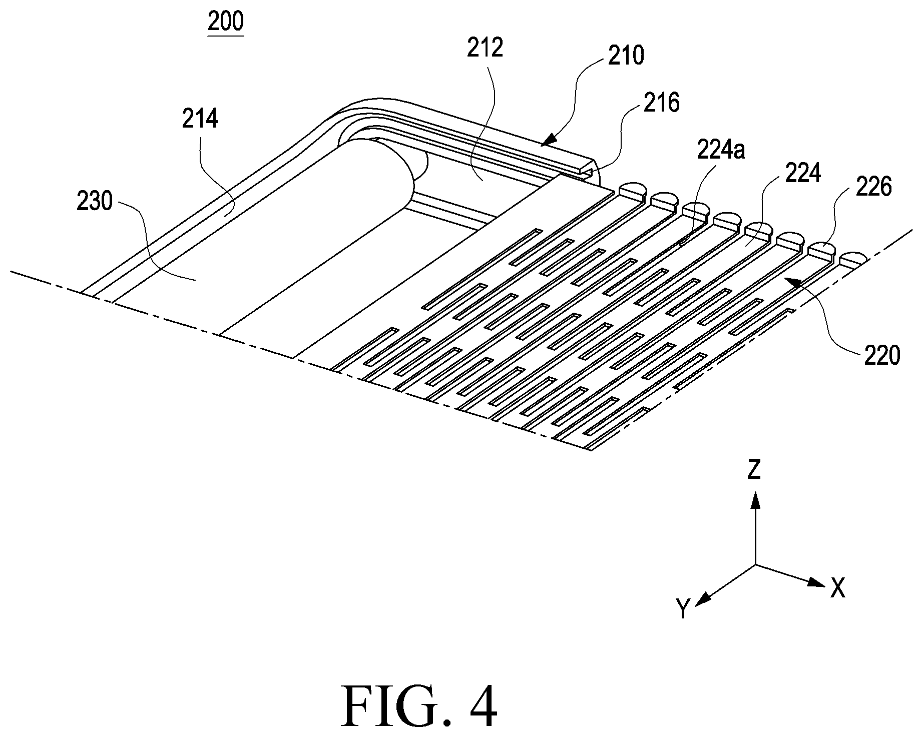 Patent US12314080 Figure 4 – Electronic device comprising support member