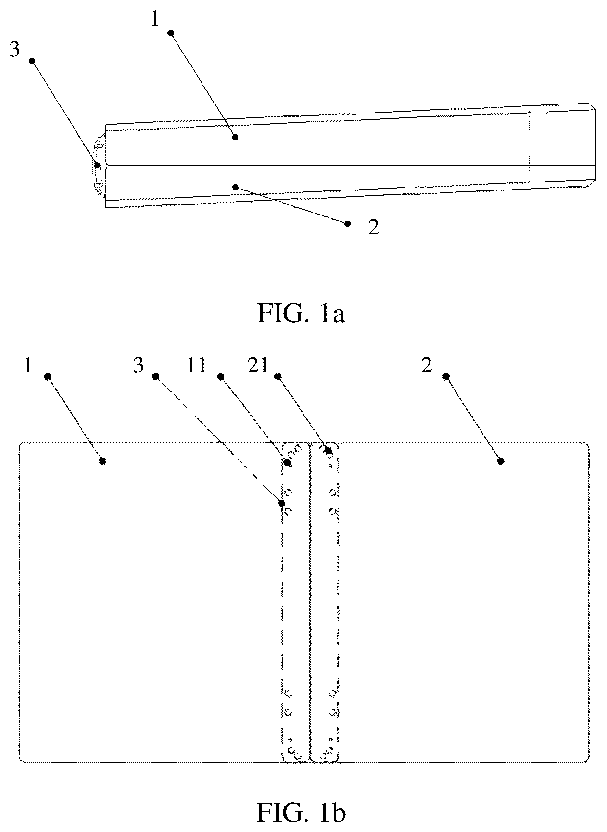 Patent US12314082 — Foldable terminal device including at least three housings coupled by rotating shafts — Figure 1