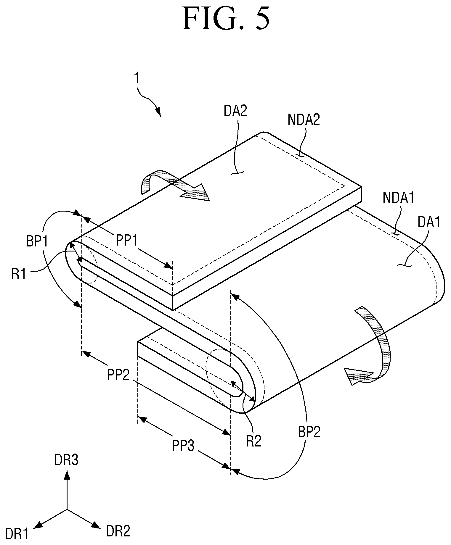 Patent US12314085 Figure 5 – Display device