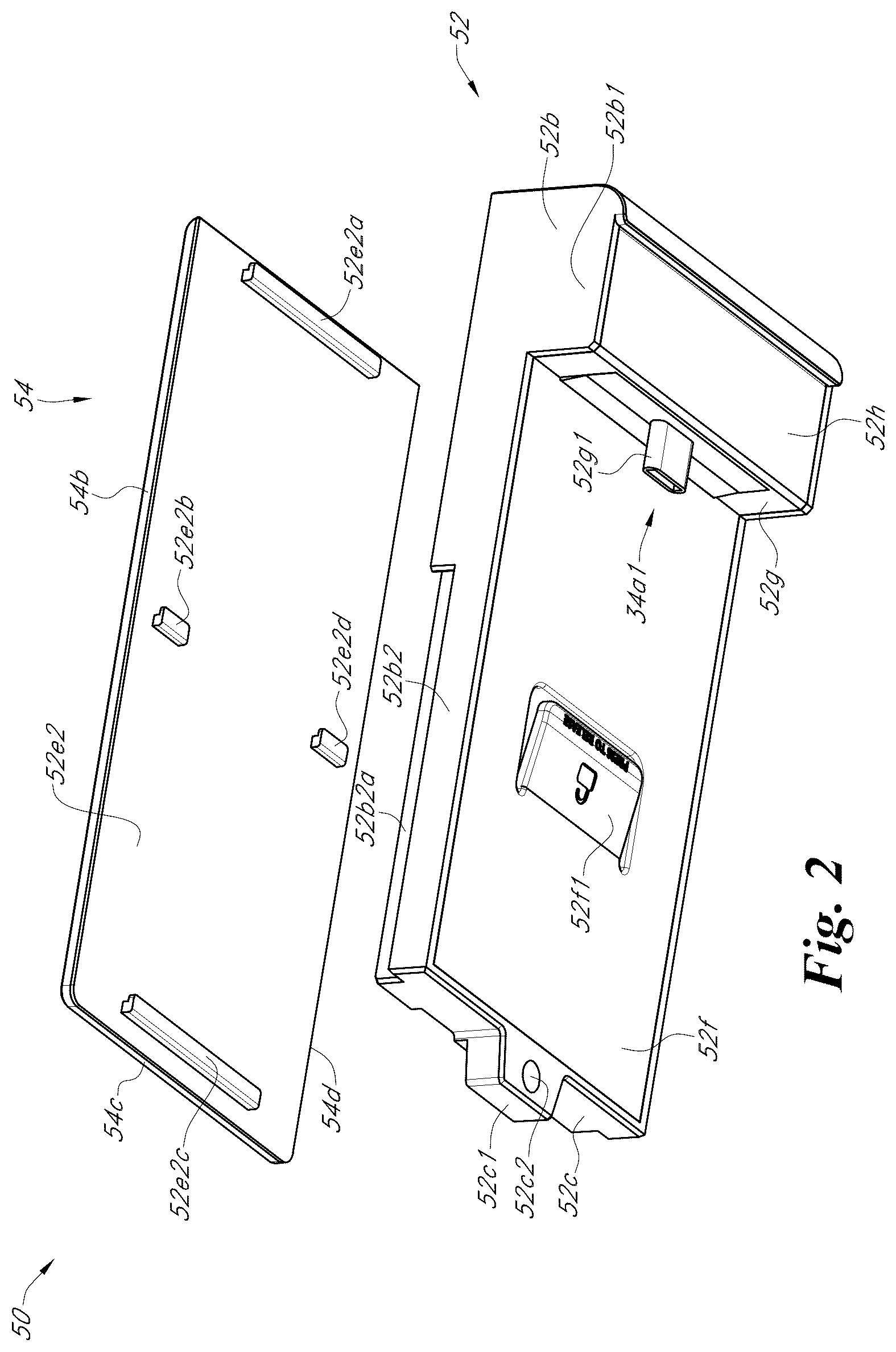 Patent US12314086 Figure 2 – Portable electronic device case accessory system