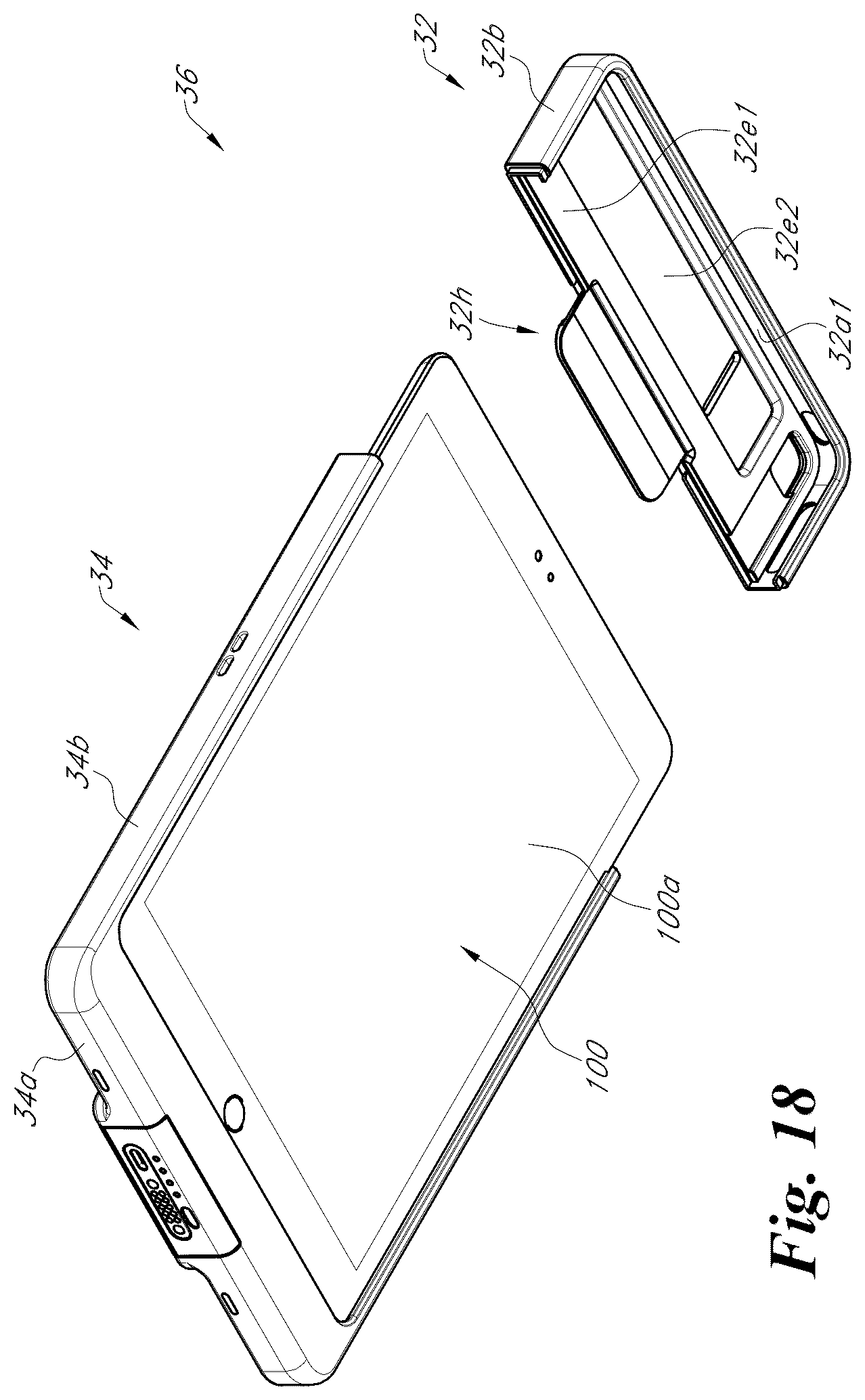 Patent US12314086 Figure 18 – Portable electronic device case accessory system