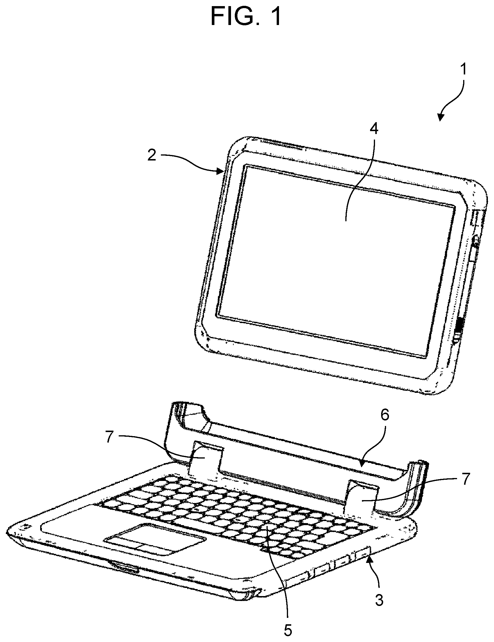 Patent US12314087 Figure 1 – Electronic device