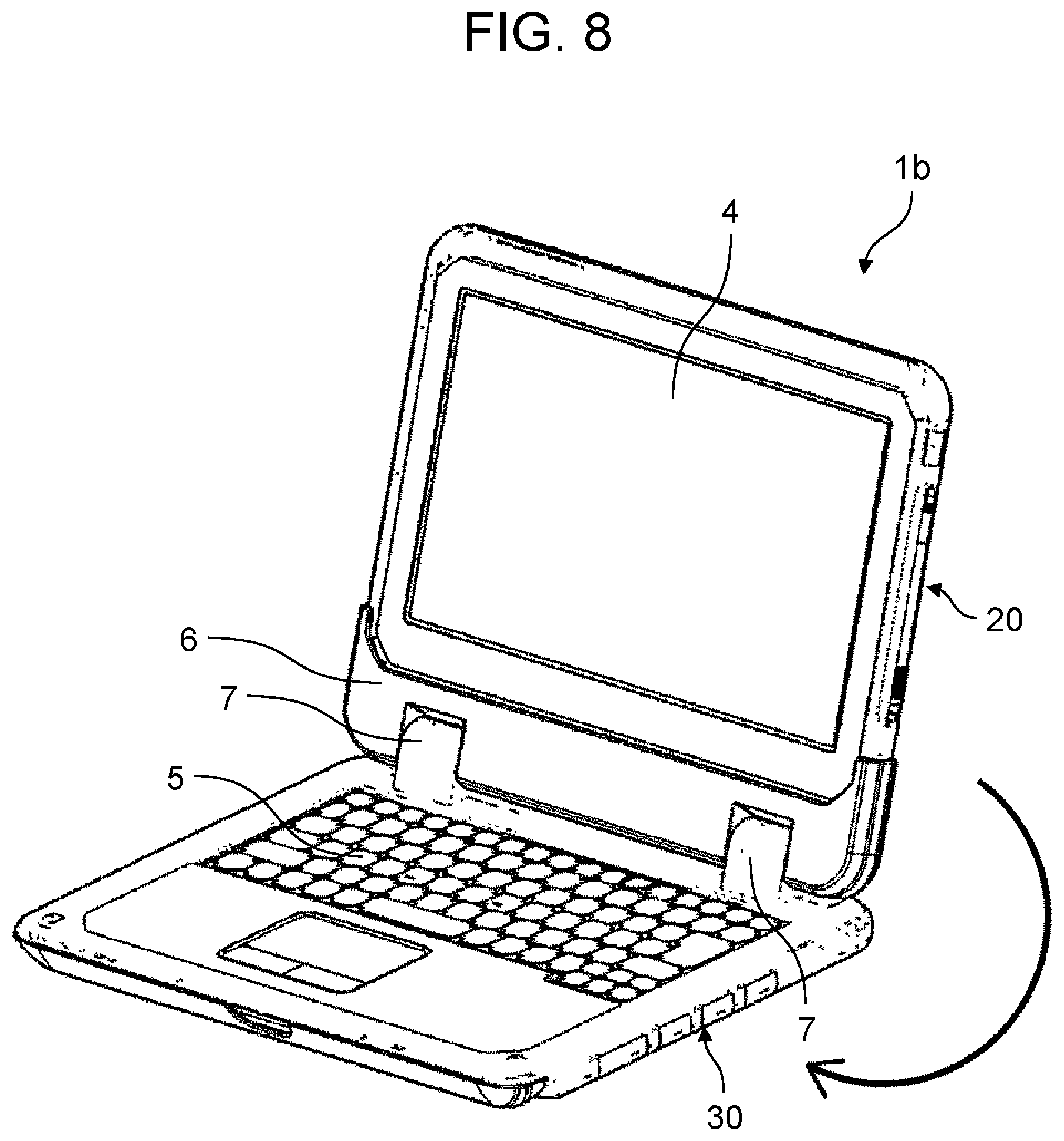Patent US12314087 Figure 8 – Electronic device