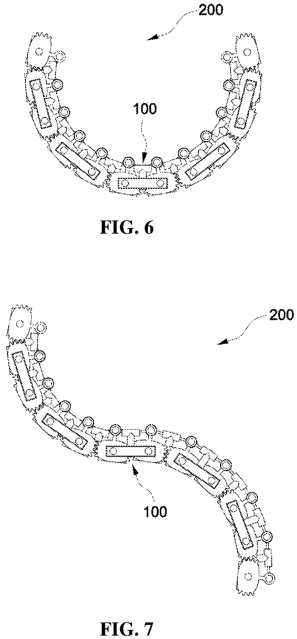 Patent US12314089 Figure 3 – Bending unit, hinge, and flexible module bending device