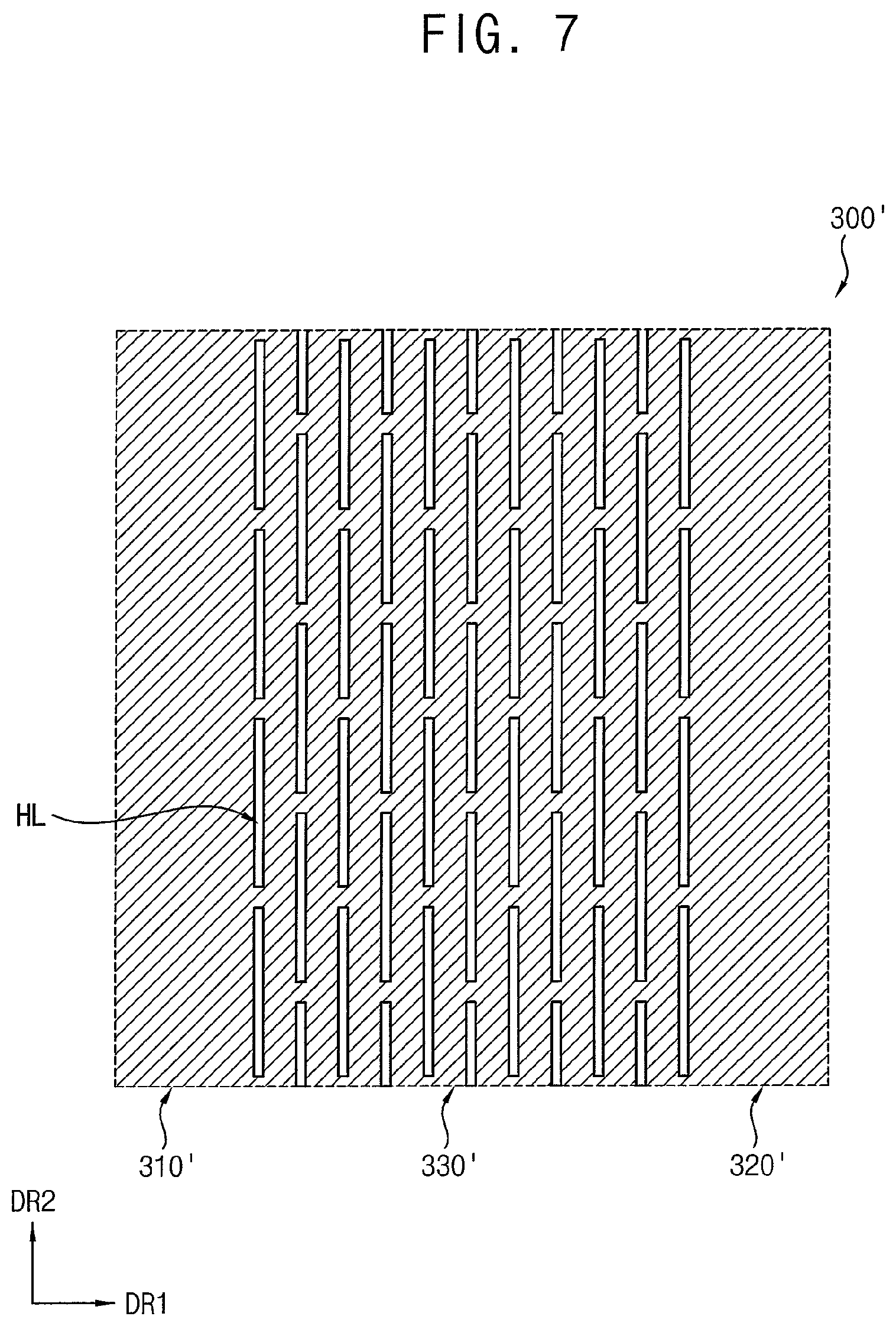 Patent US12314090 Figure 6 – Foldable display device having a flexible display module and a support with a patterned portion