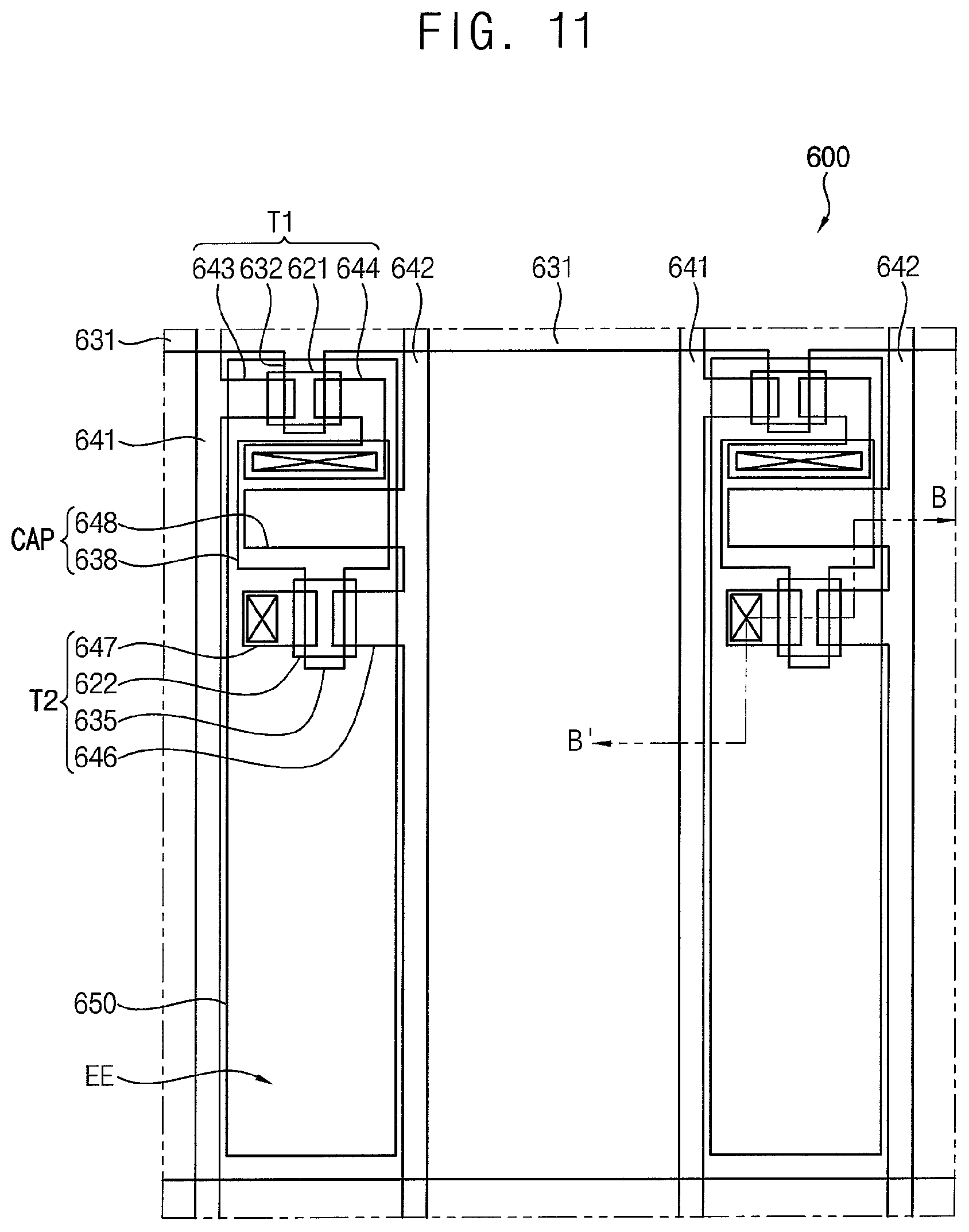 Patent US12314090 Figure 10 – Foldable display device having a flexible display module and a support with a patterned portion