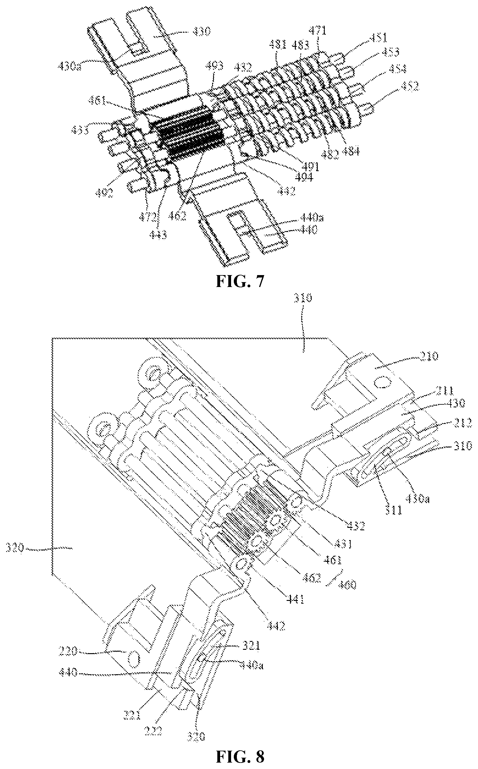Patent US12314091 Figure 4 – Folding mechanism and electronic device