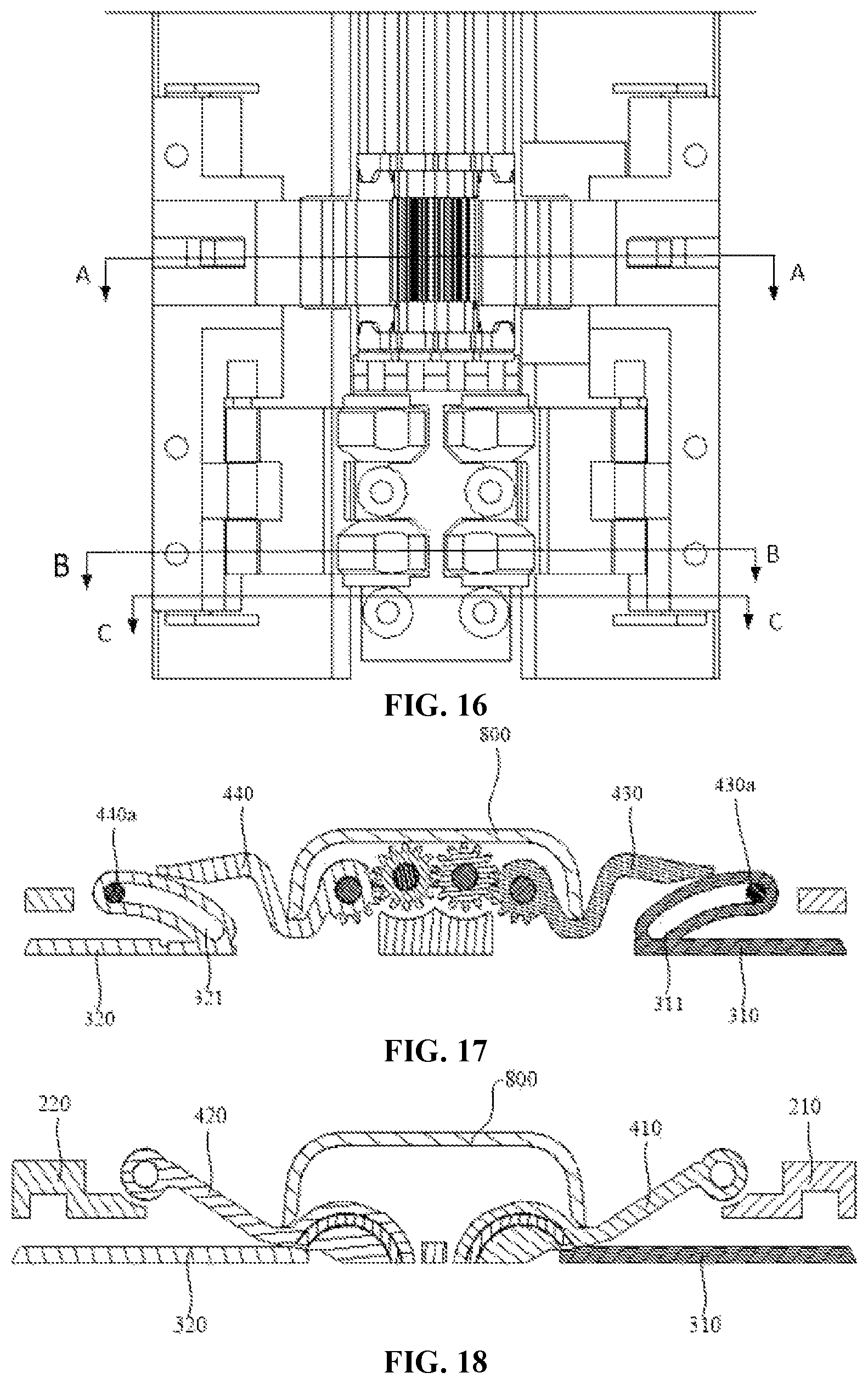Patent US12314091 Figure 8 – Folding mechanism and electronic device