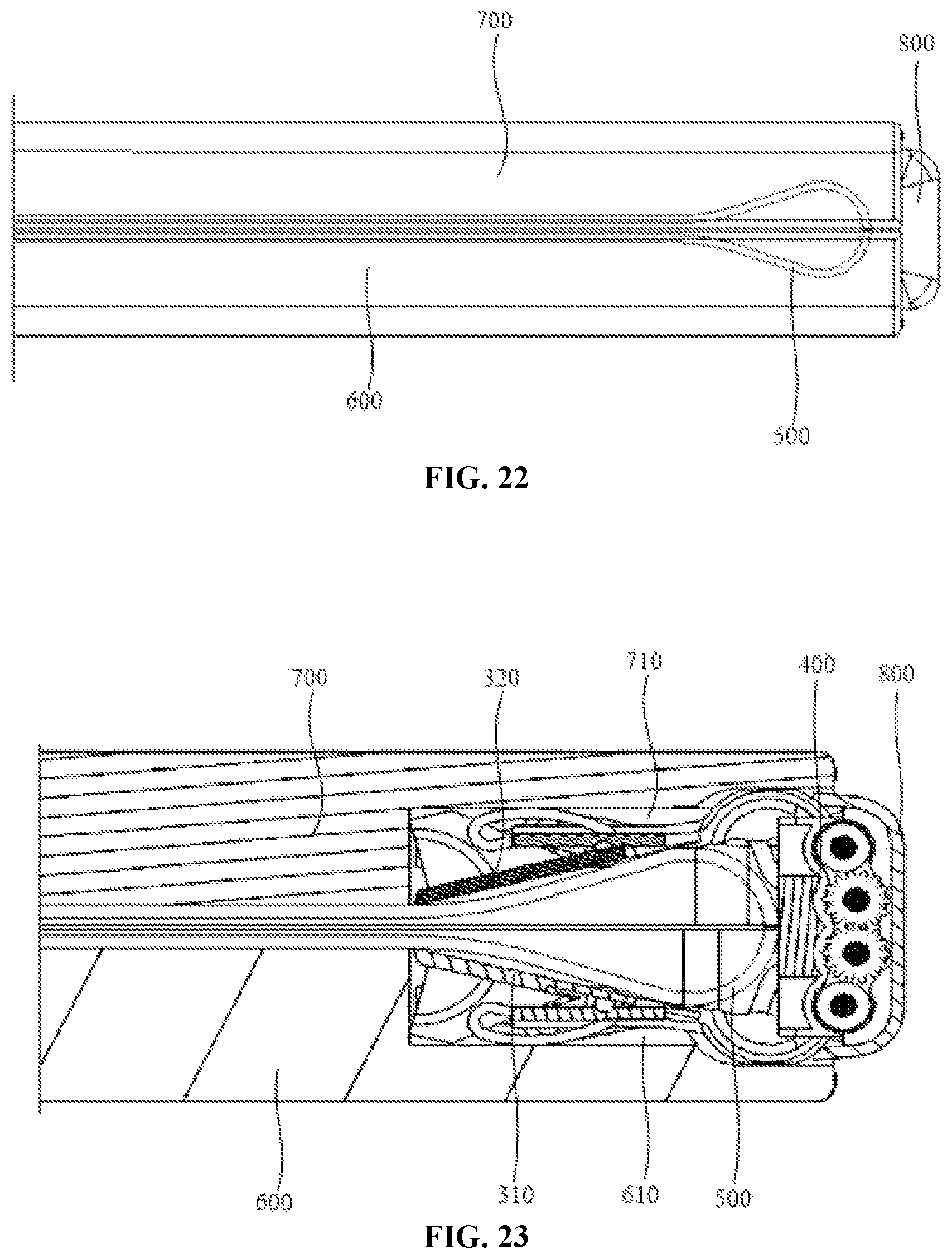 Patent US12314091 Figure 10 – Folding mechanism and electronic device