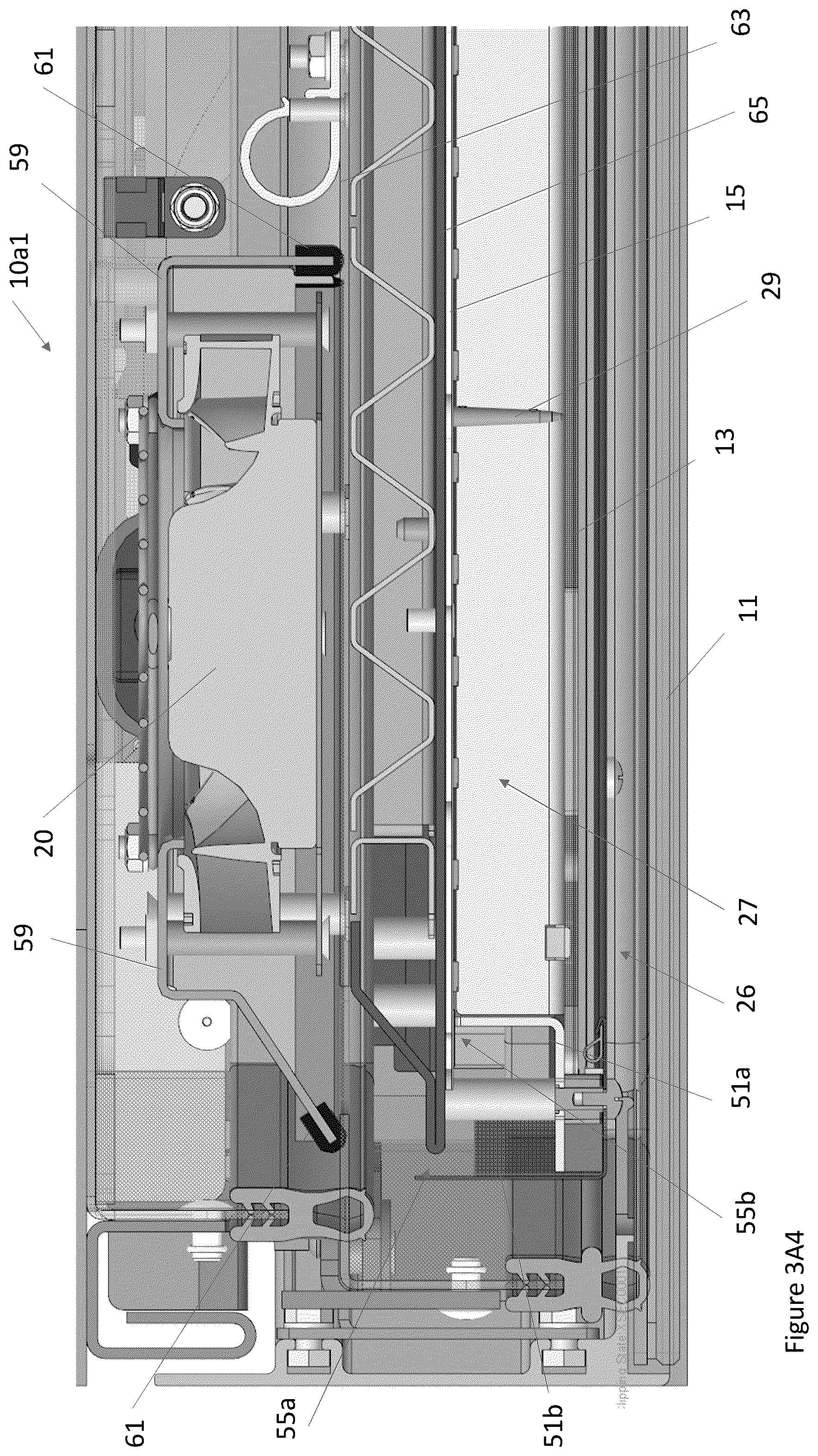Patent US12314093 Figure 8 – Display assemblies for providing compressive forces at electronic display layers